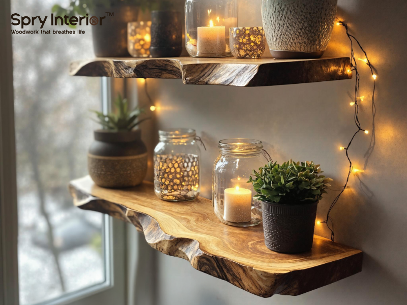 How High Should Floating Shelves Be Above the Sink?