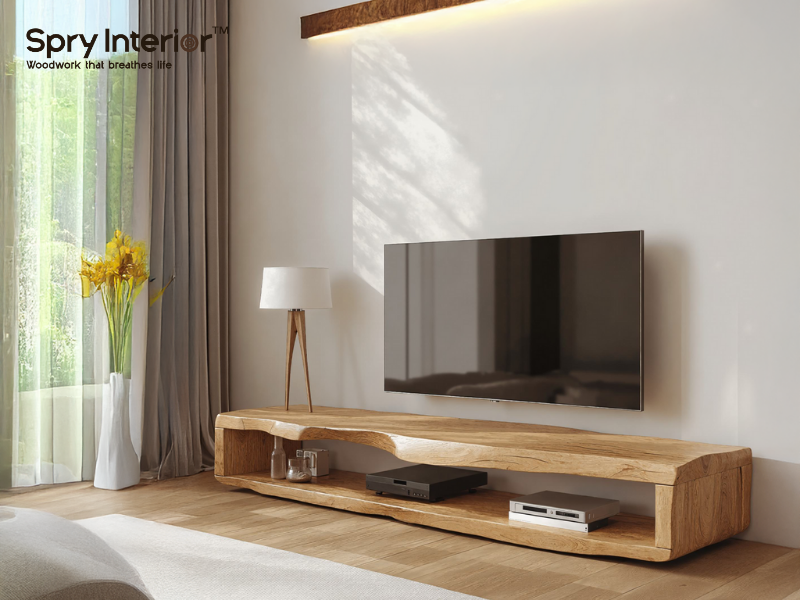 Can I put my TV on a floating shelf?