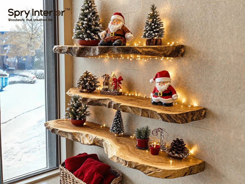 Wall Floating Shelf for Christmas 2025