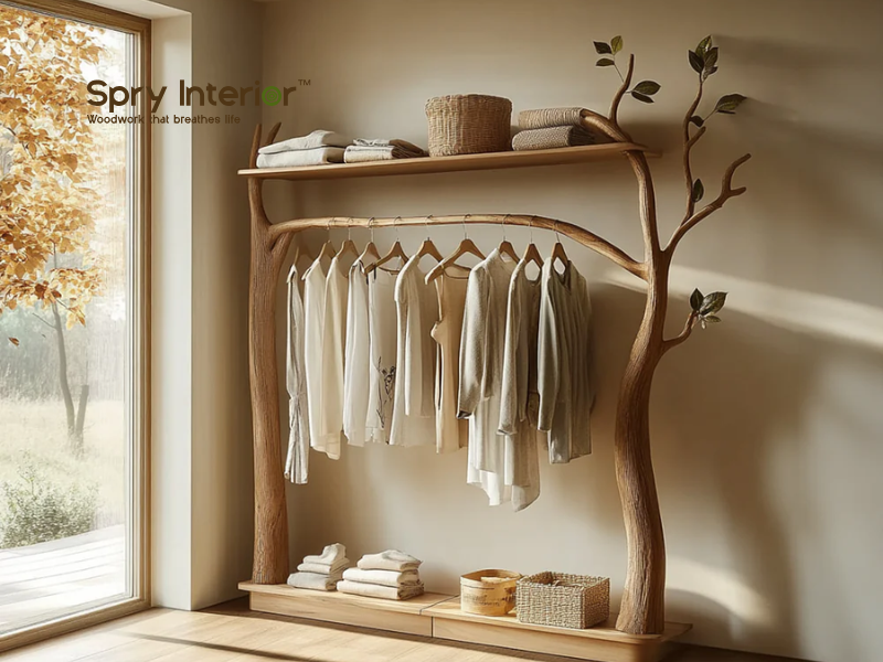 Tree clothes hanger - Stylish Storage Ideas for a More Organized Bedroom