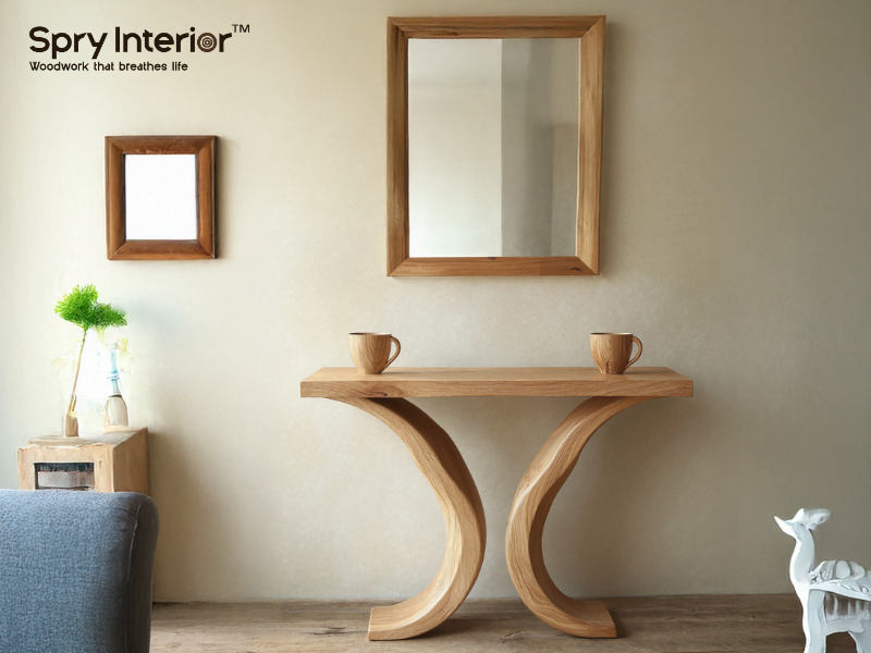 Behind the Couch Table with Storage: Style and Storage in Perfect Harmony