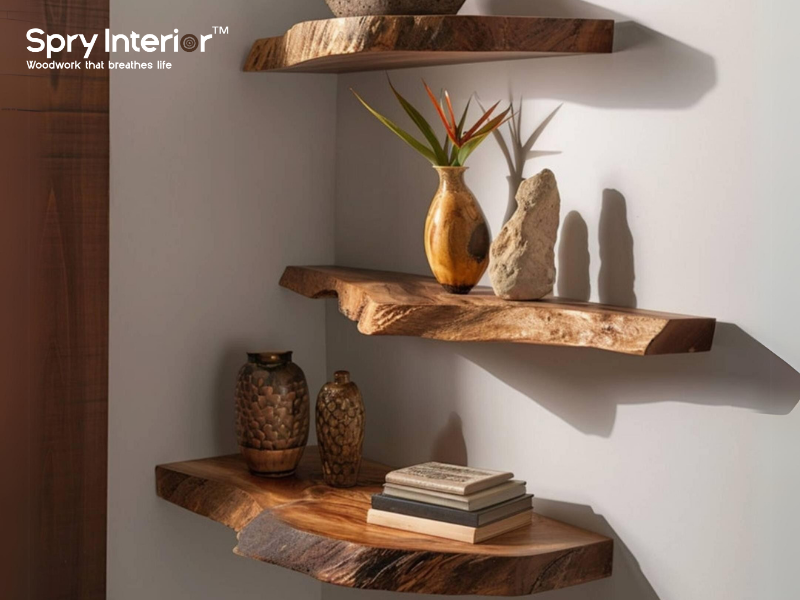Rustic Hanging Bookshelves - The Perfect Blend of Style and Functionality