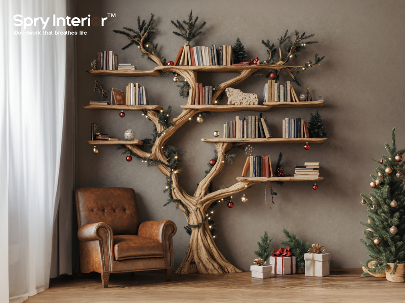 How to Organize a Corner Bookshelf?