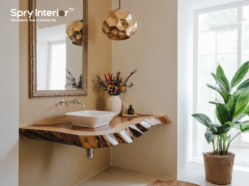 Dark Wood Bath Vanity - A Blend of Luxury, Functionality, and Timeless Appeal