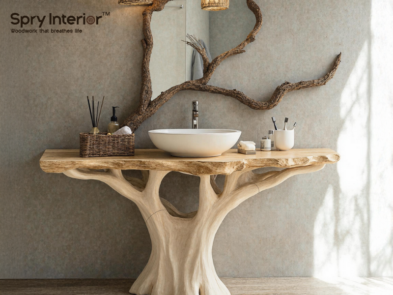 Single Vintage Bathroom Vanity - The Perfect Blend of Elegance and Functionality