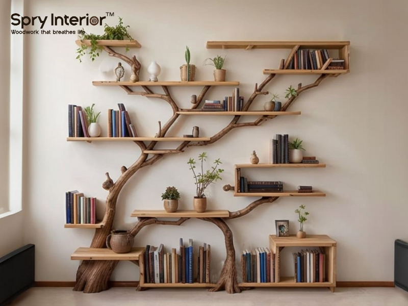 6 Artistic Tree Bookshelf Ideas That Will Make Your Walls Pop