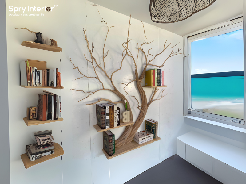 Wall Mounted Tree Bookshelf 2025 - A Unique Blend of Nature and Functionality