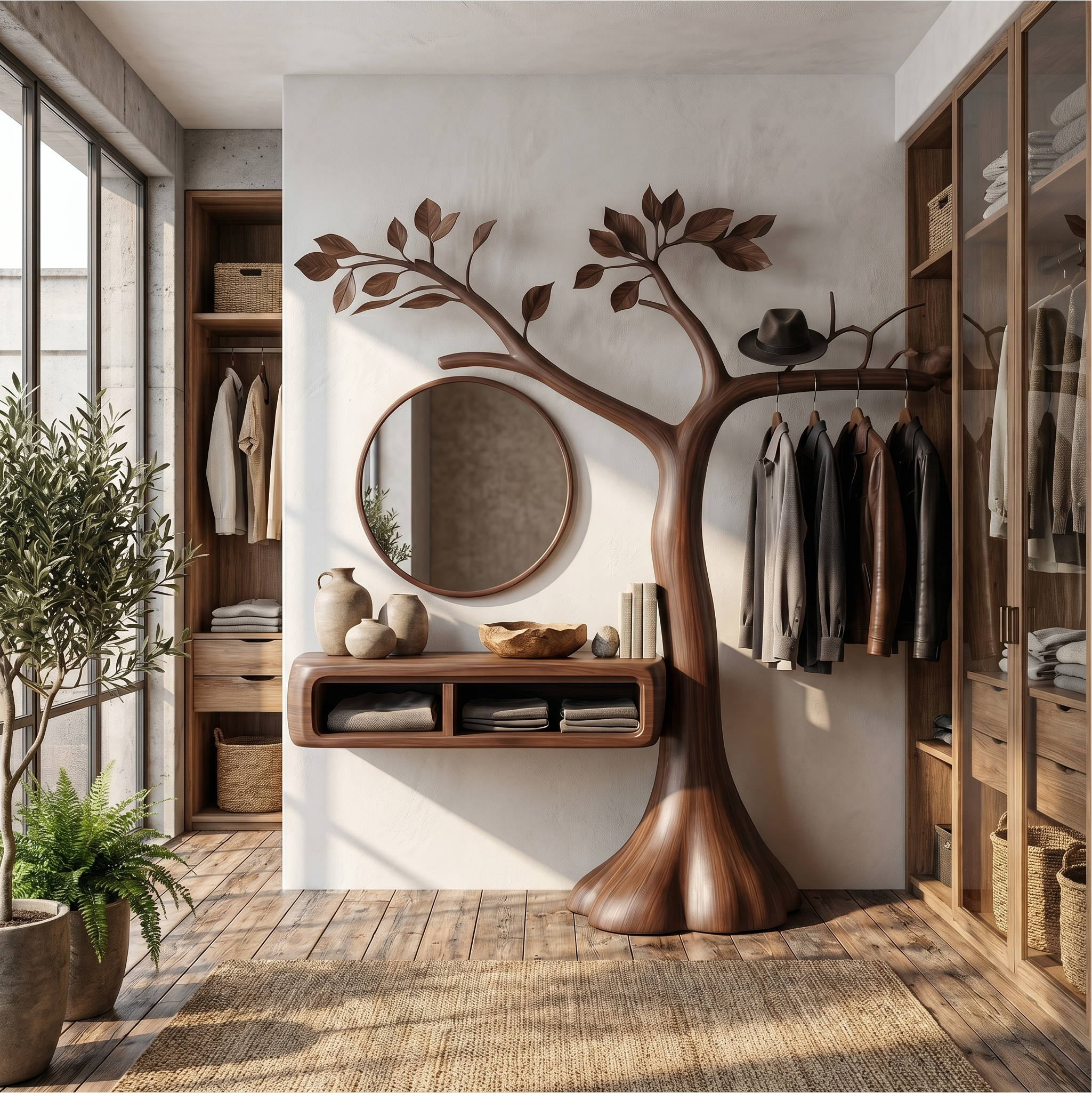 Natural Makeup Vanity Bedroom And Dressing Room SINLSABDT080