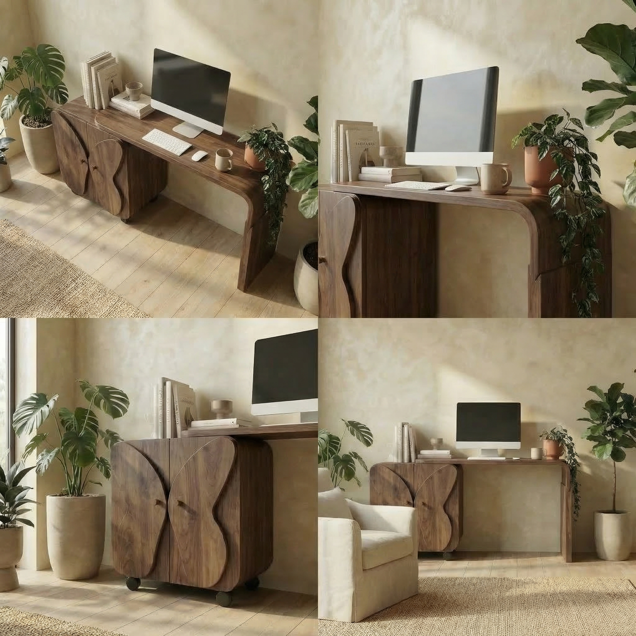 Mid Century Writing Desk For Home Office And Study Room SINLSADK091