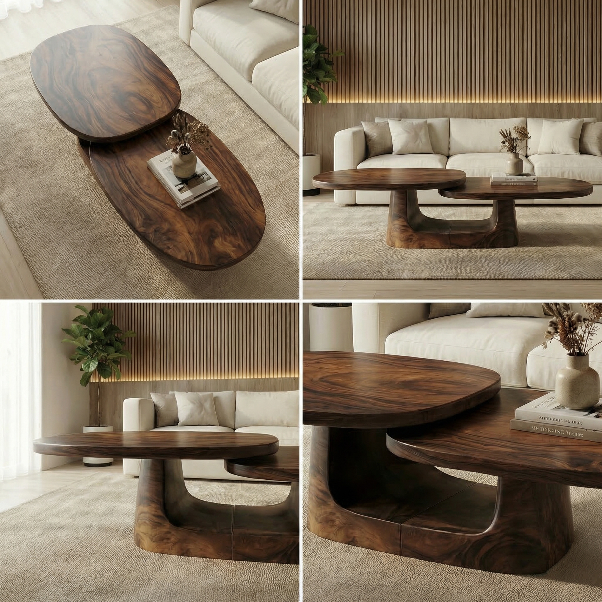 Modern Coffee Table Set For Living Room And Bedroom SINLSACF335