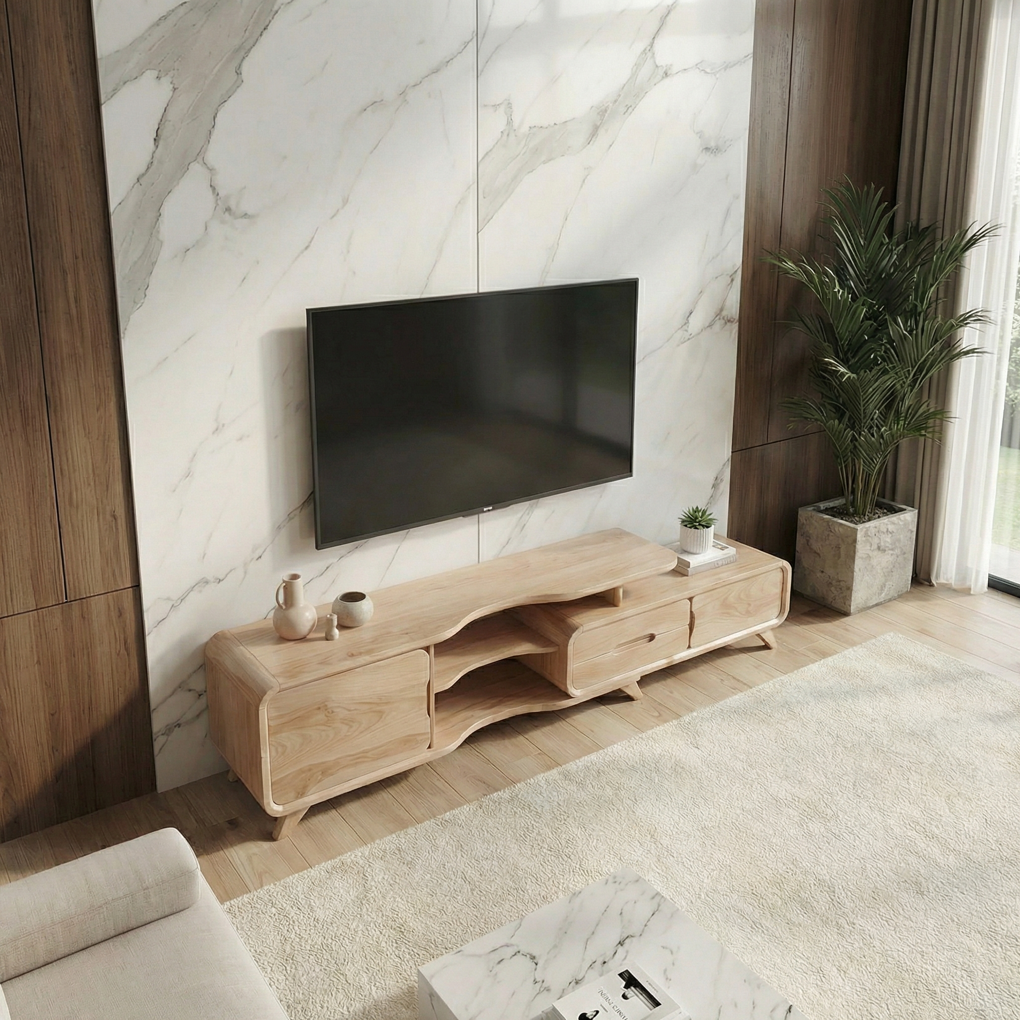 Modern Statement TV Stand For Living Room And Interior Decor SINLSASC506