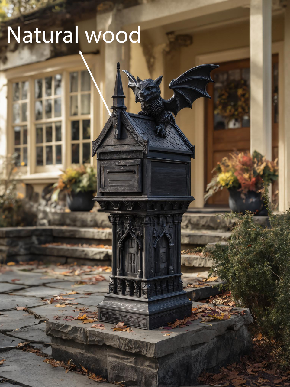 Gothic Gargoyle Mailbox For Garden Or Halloween Decor SITHTTHW011