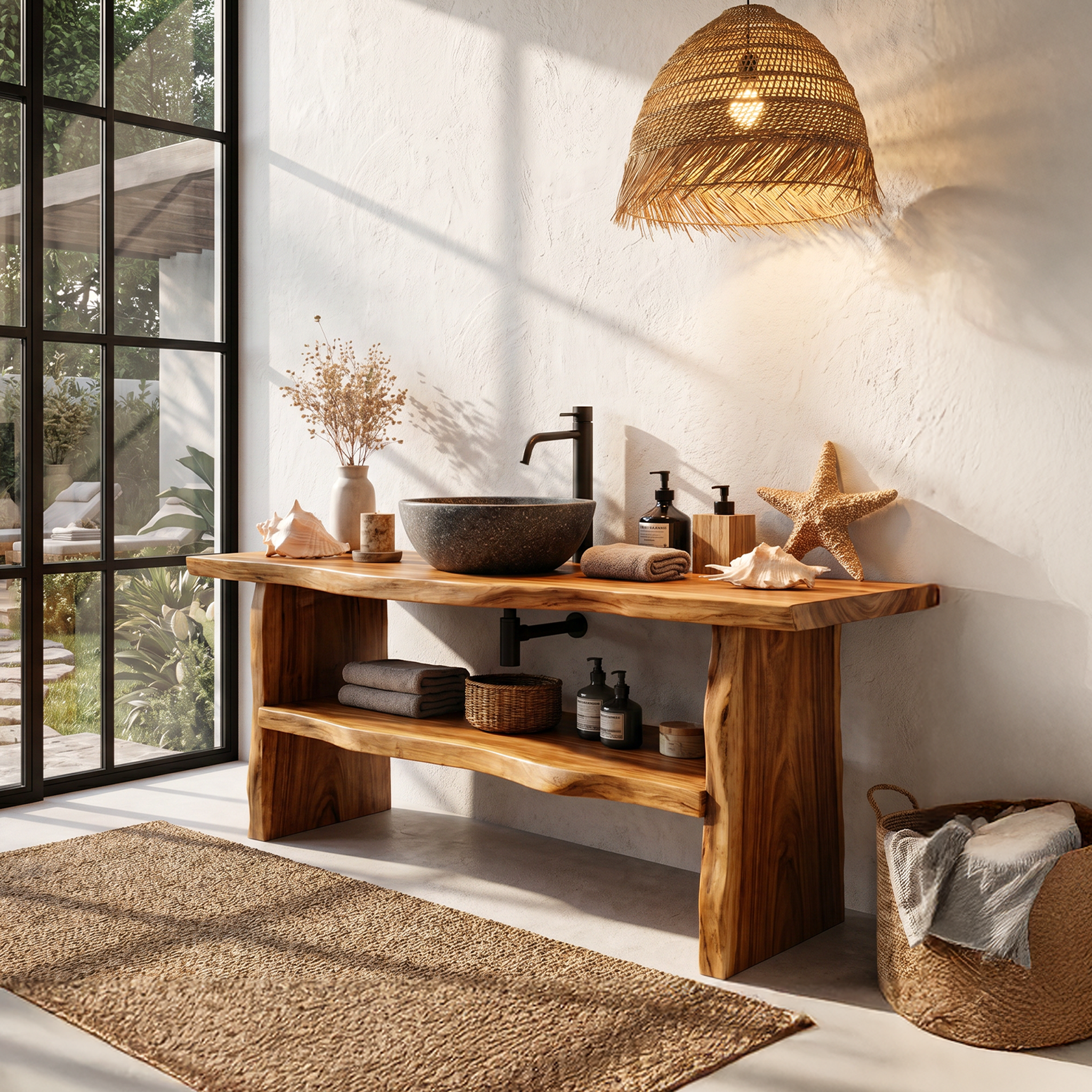 Farmhouse Branch Bathroom Vanity Freestanding Sink Console SINLHABRV332