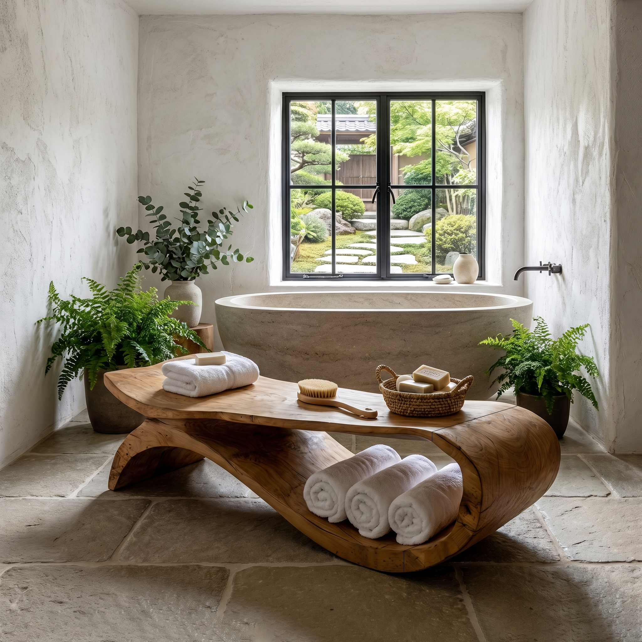 Modern Shower Bench For Bathroom SINLHARS125