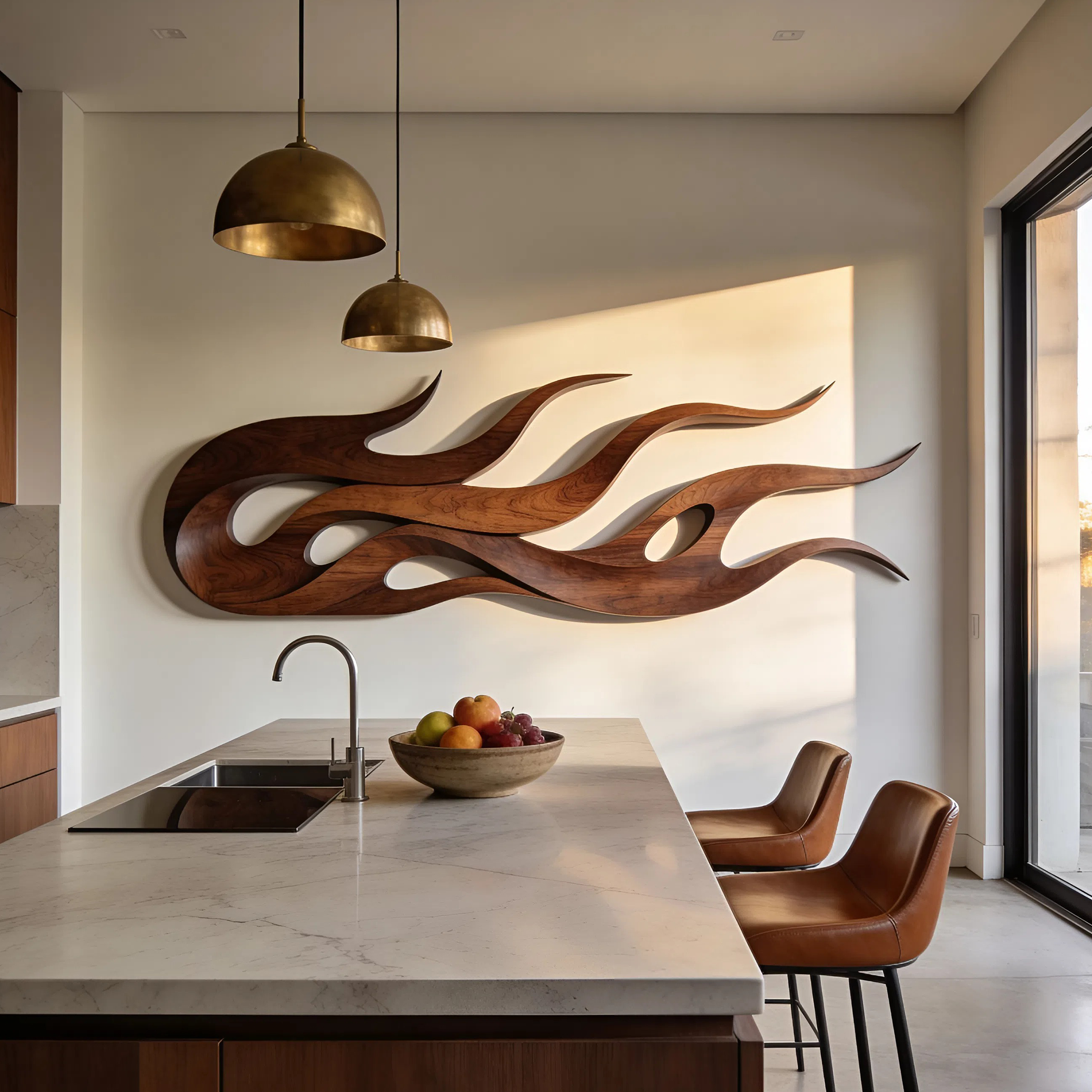 Scandinavian Decorative Wall Panel For Open Living Space SILDTTNWA108