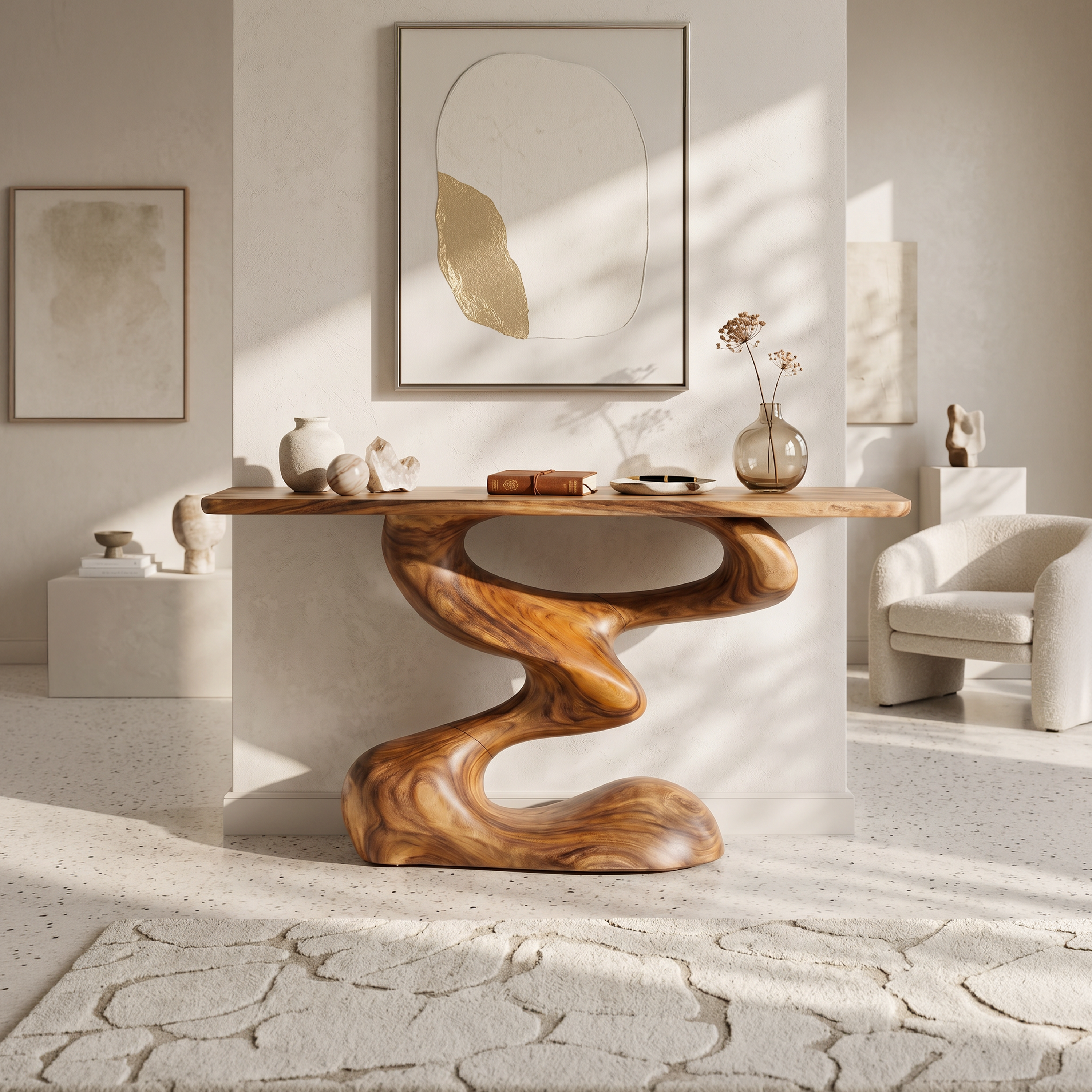 Mid Century Console Table For Living Room SILDTTNCS208