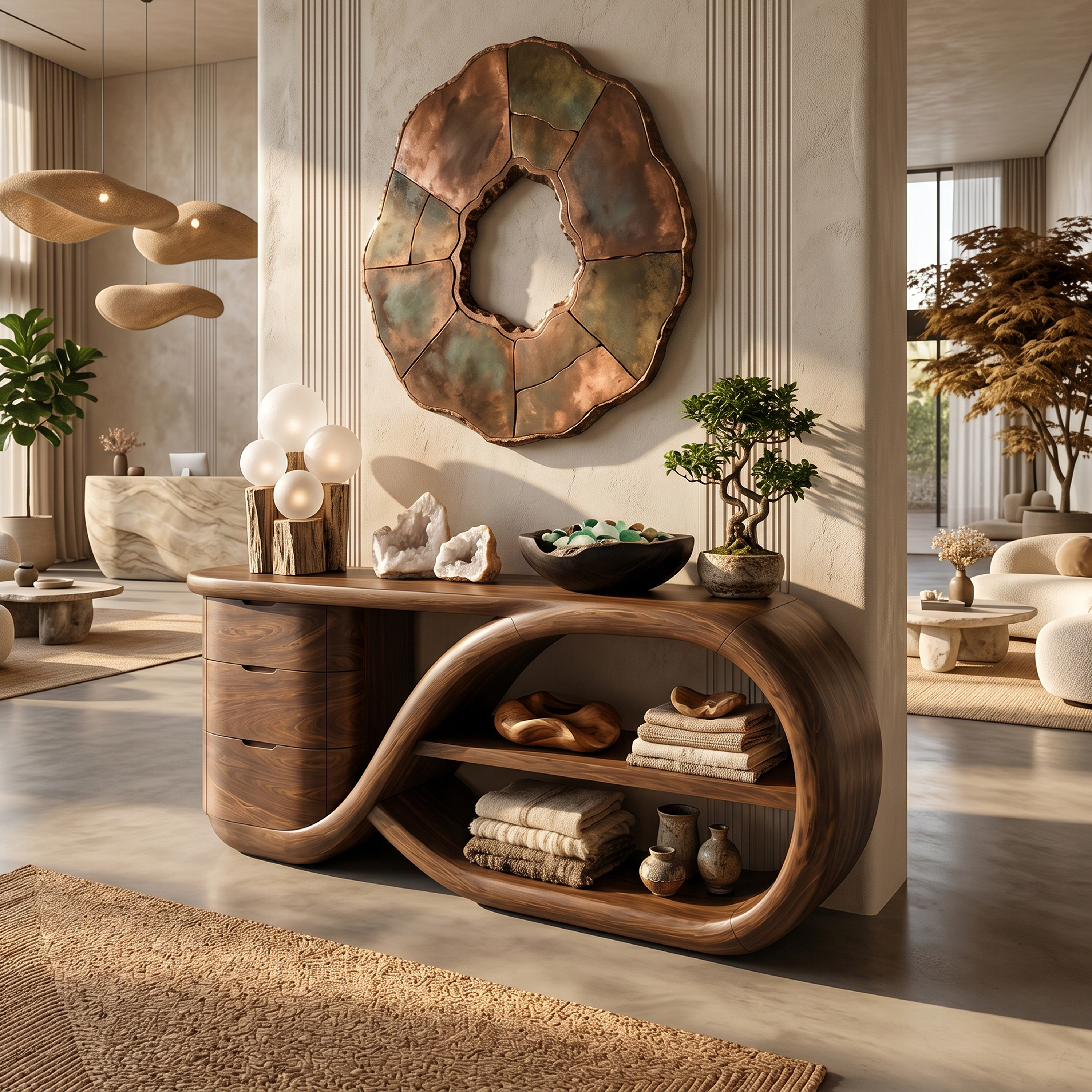 Modern Cross Base Console Table Luxury Hallway SILDTTRCS108
