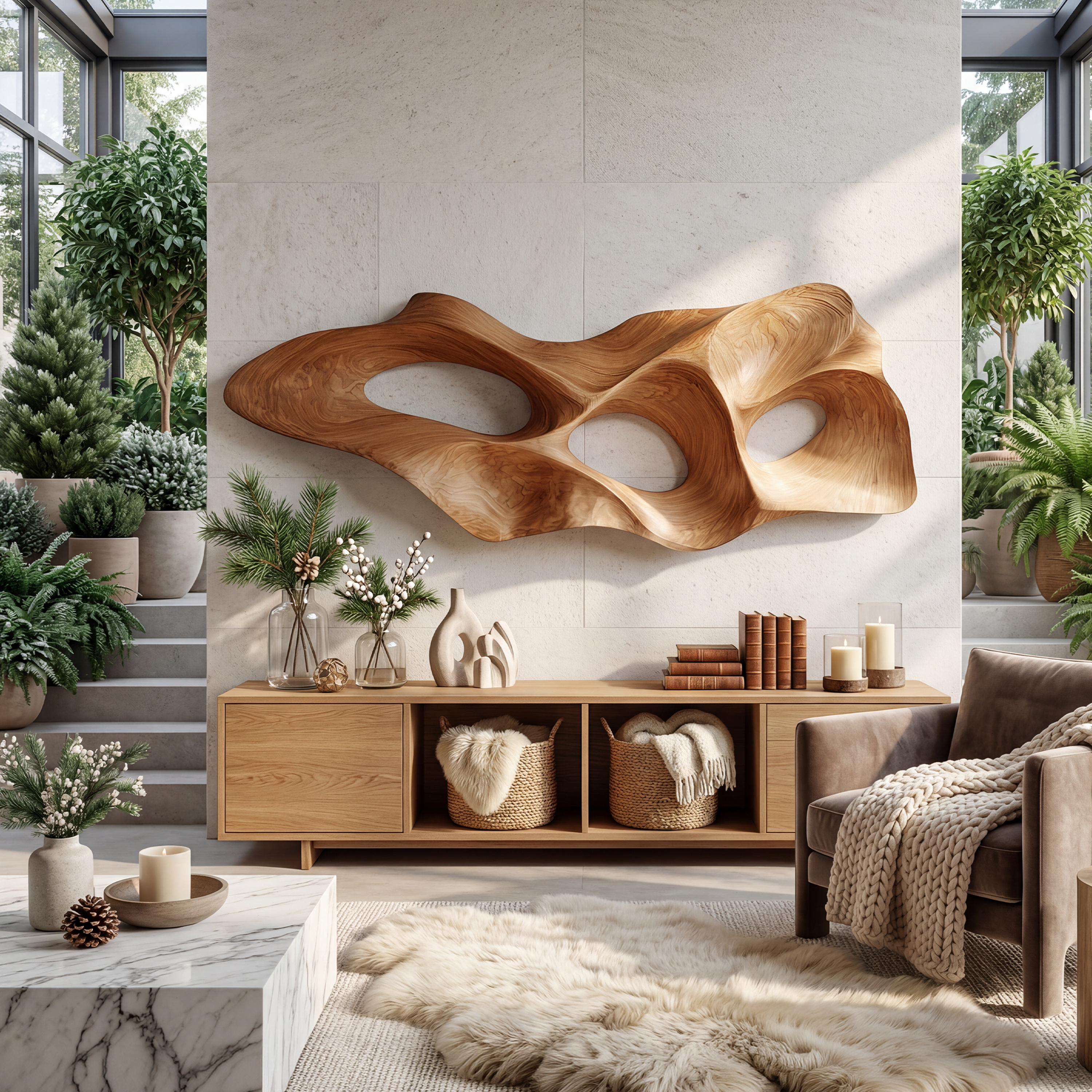 Modern Abstract Wall Art Panel For Living Room SILDTTNWA096