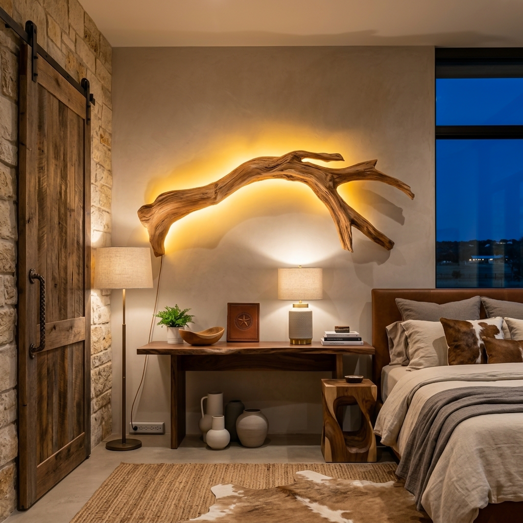 Modern Organic Branch LED Wall Lamp For Bedroom SITHTTLAM027