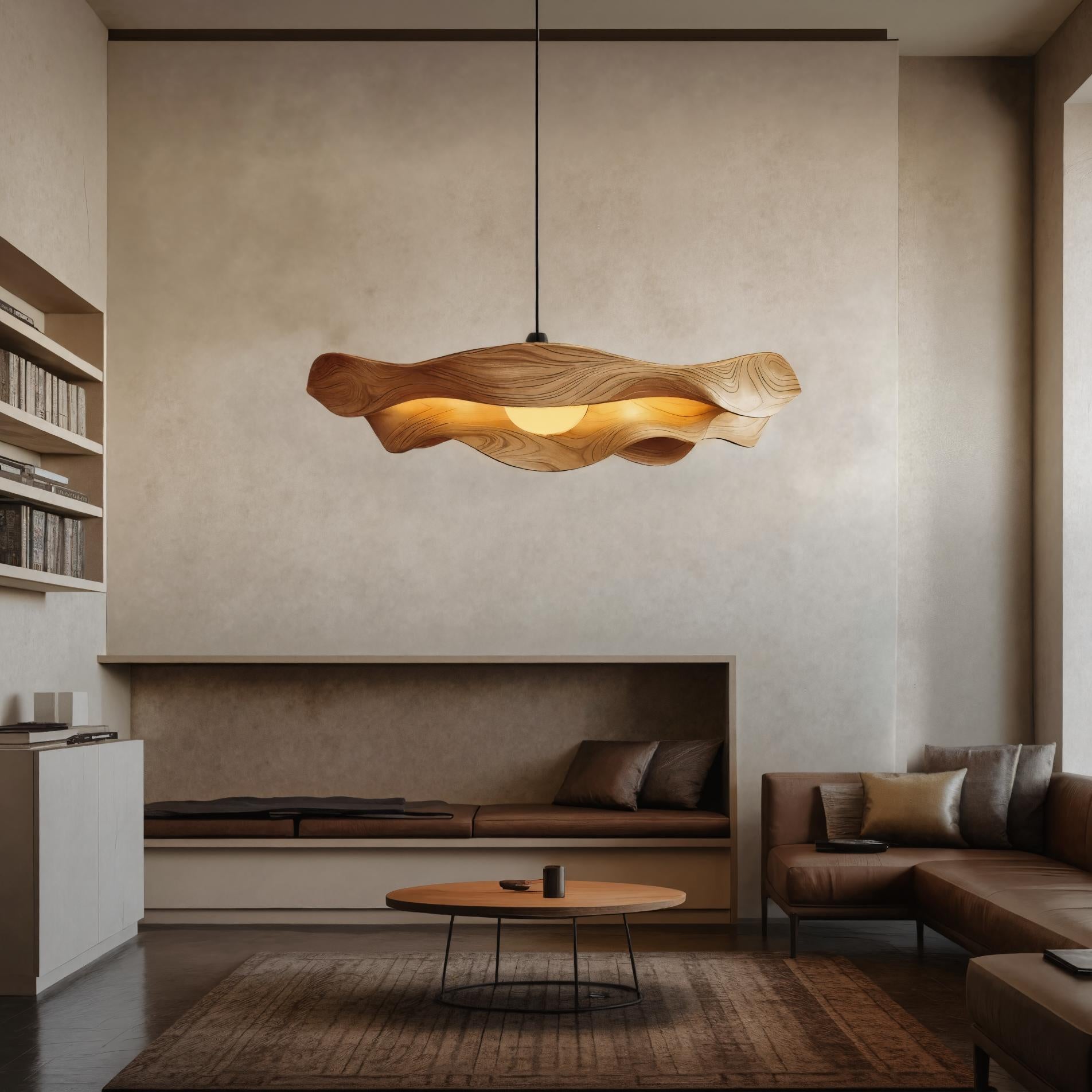 Modern Sculptural Pendant Light For Living Room SITHHNLAM024