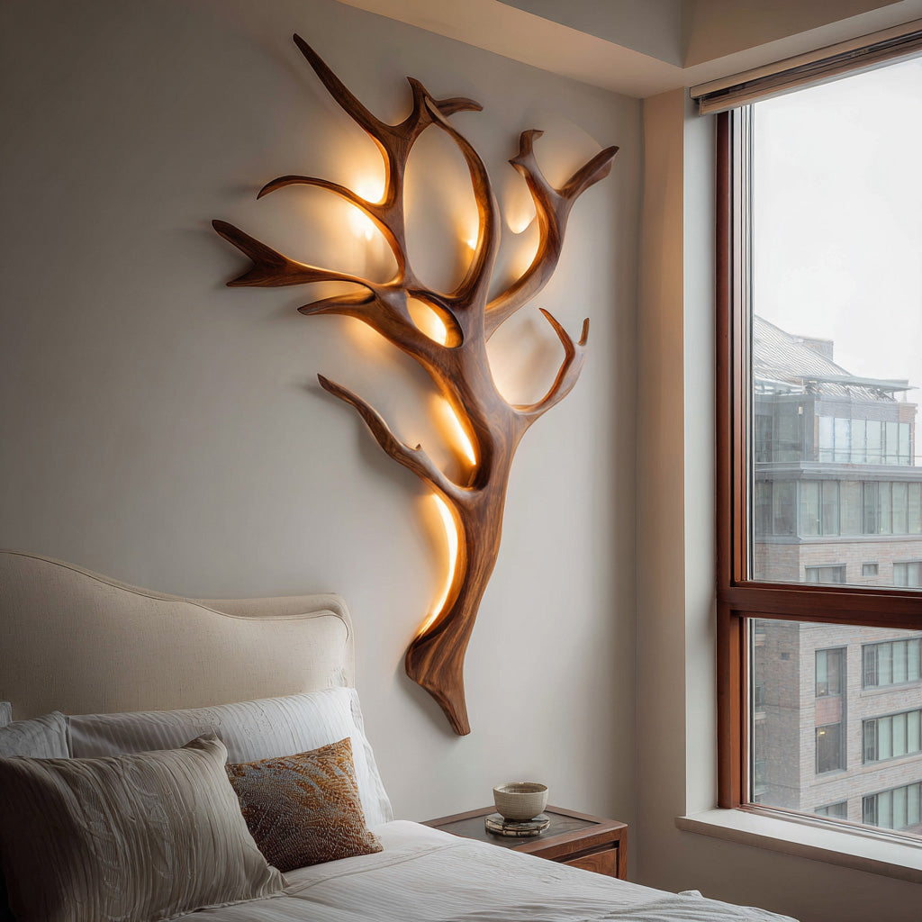 Handcrafted Branch Wall Lamp For Wall Decor RTTHHNLAM061
