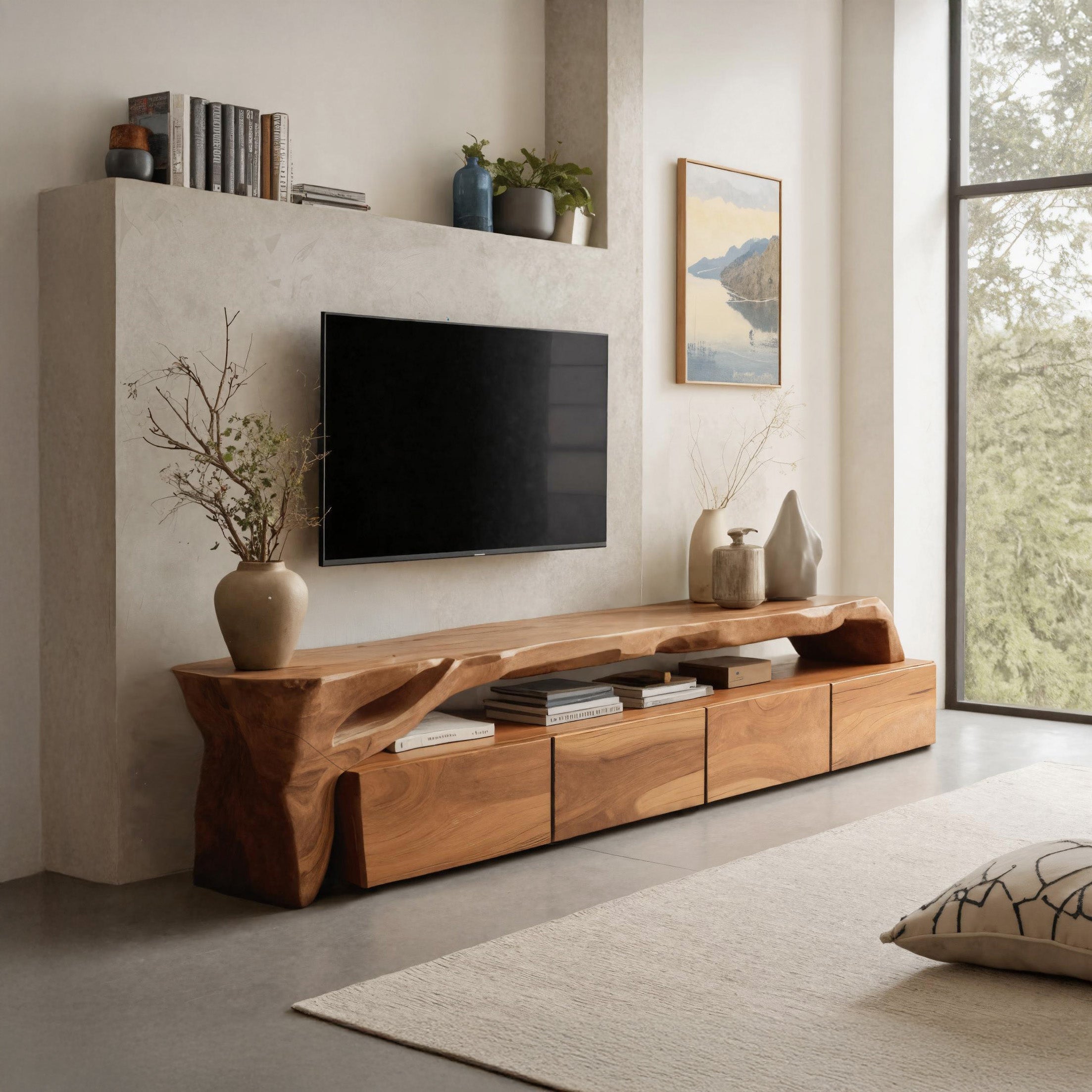 Modern TV Stand With Storage For Living Room SITHHNTVC013