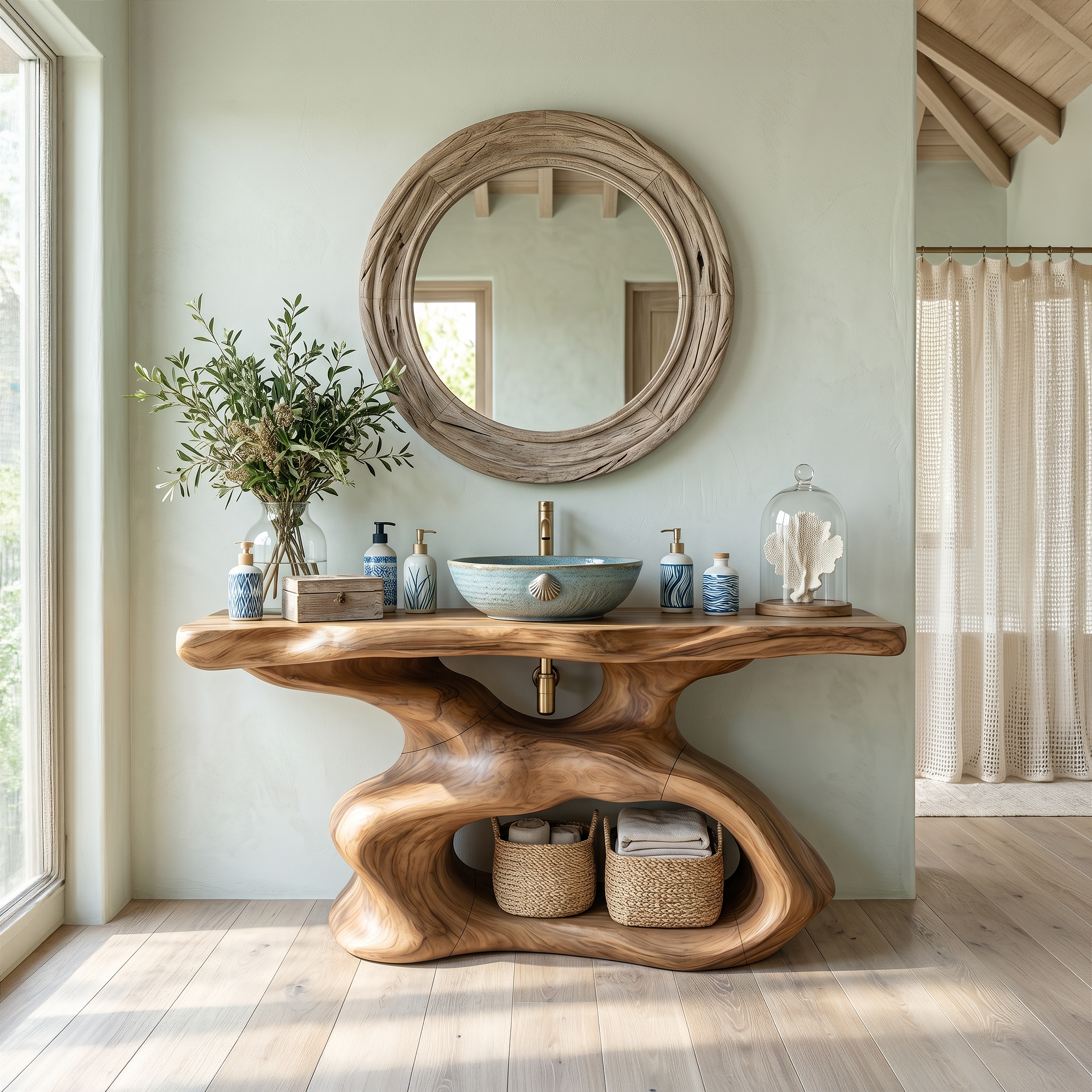 Farmhouse Vanity For Traditional Bathroom Furniture SILDTTRBRV008