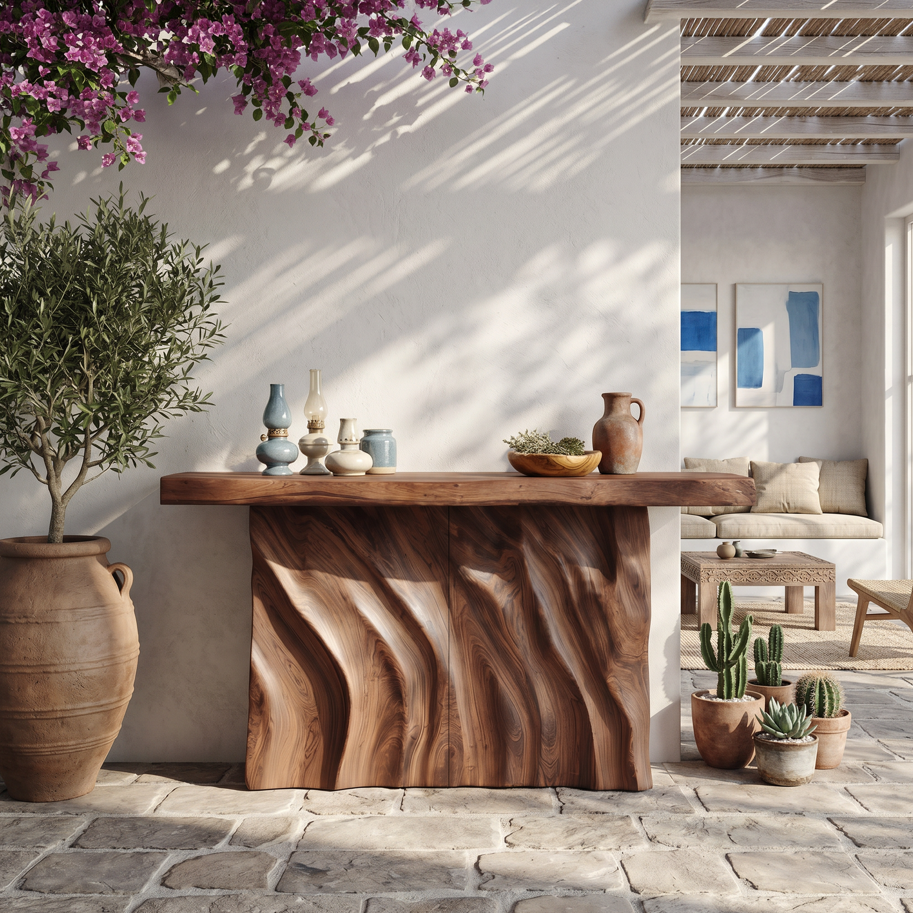 Contemporary Live Form Hall Table For Penthouse Interior Space SILDTTNCS130