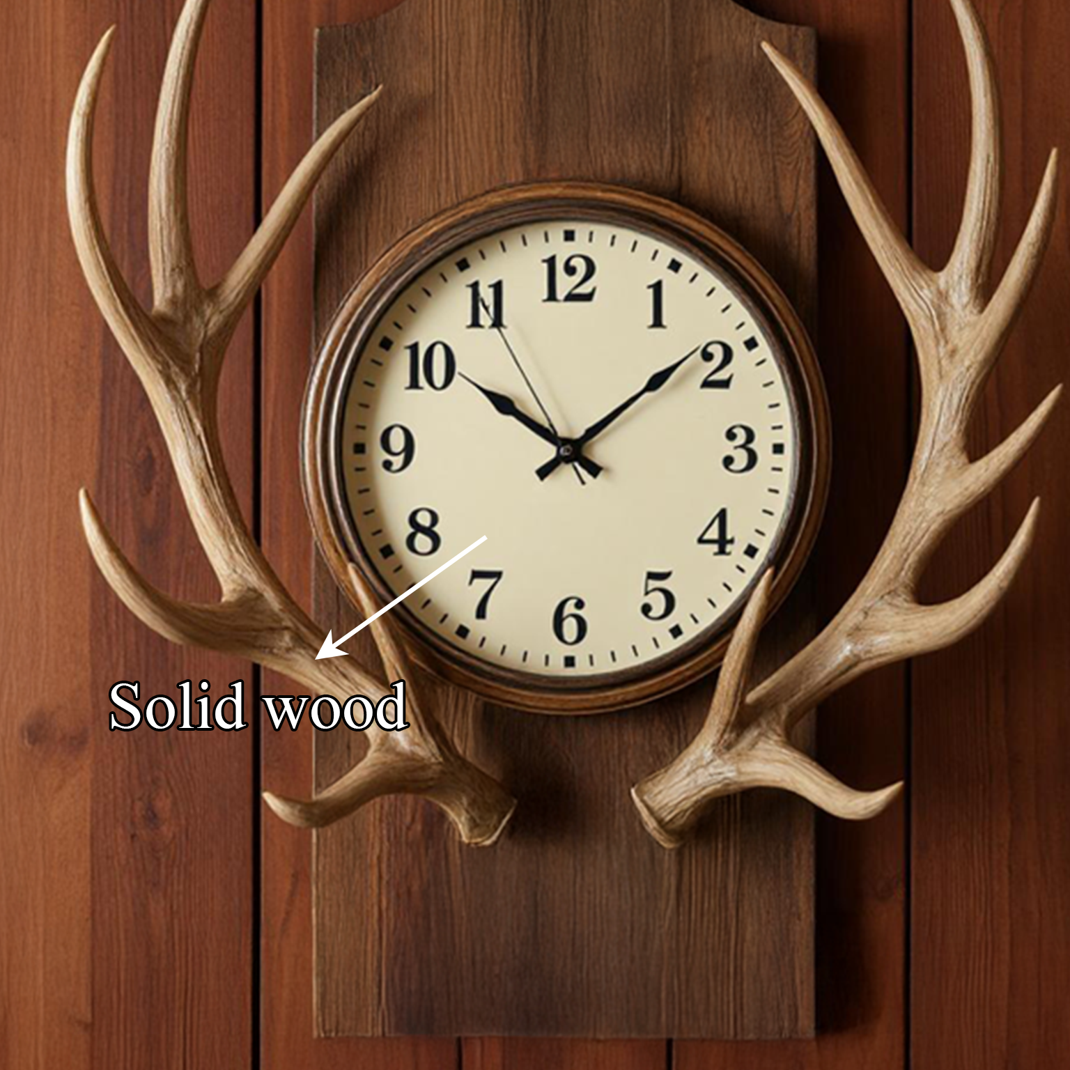 Rustic Tree Slice Wall Clock Kitchen Or Entryway SINLKICK008