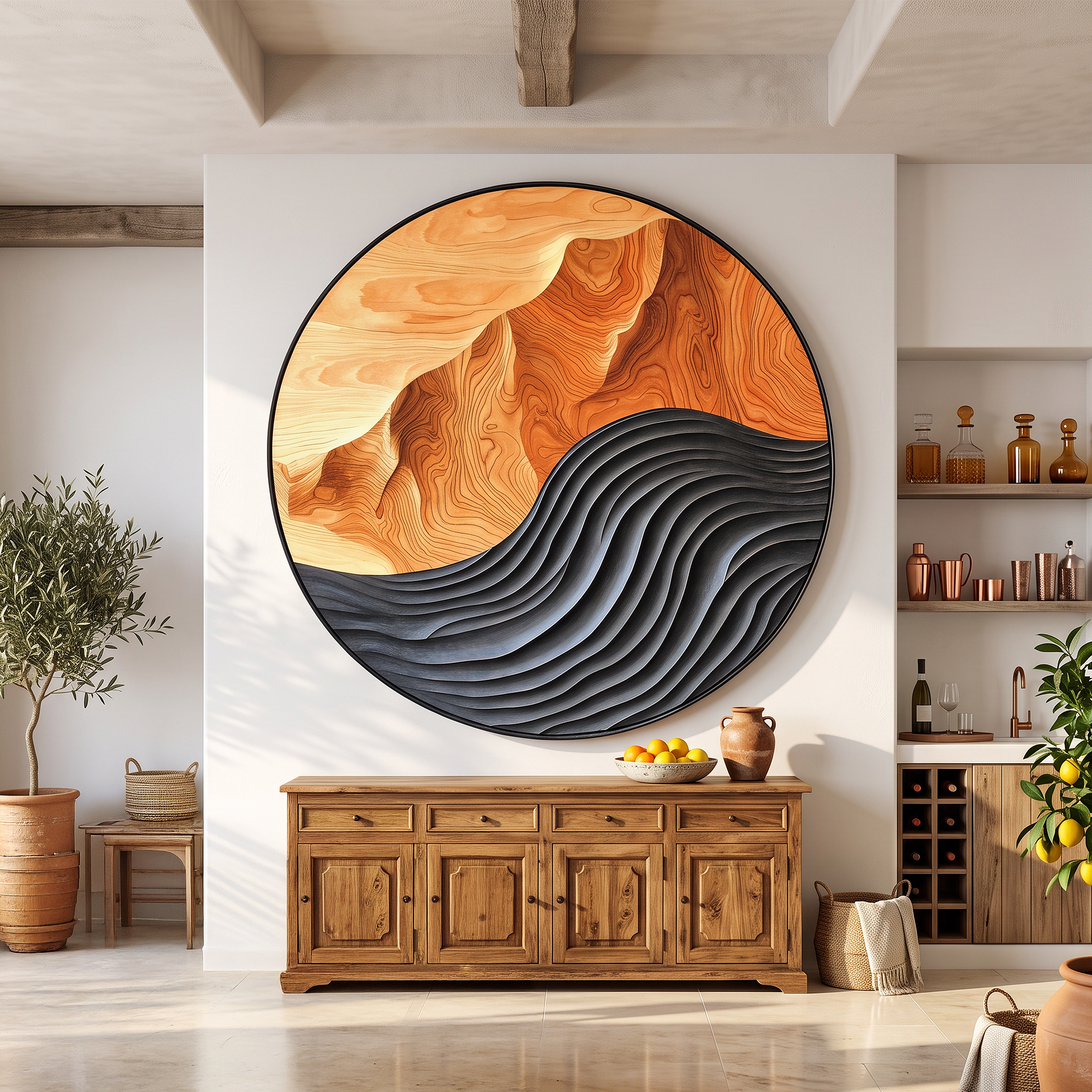 Mid Century Large Sculpture Wall For Entryway Inspiration SILDTTRWA002