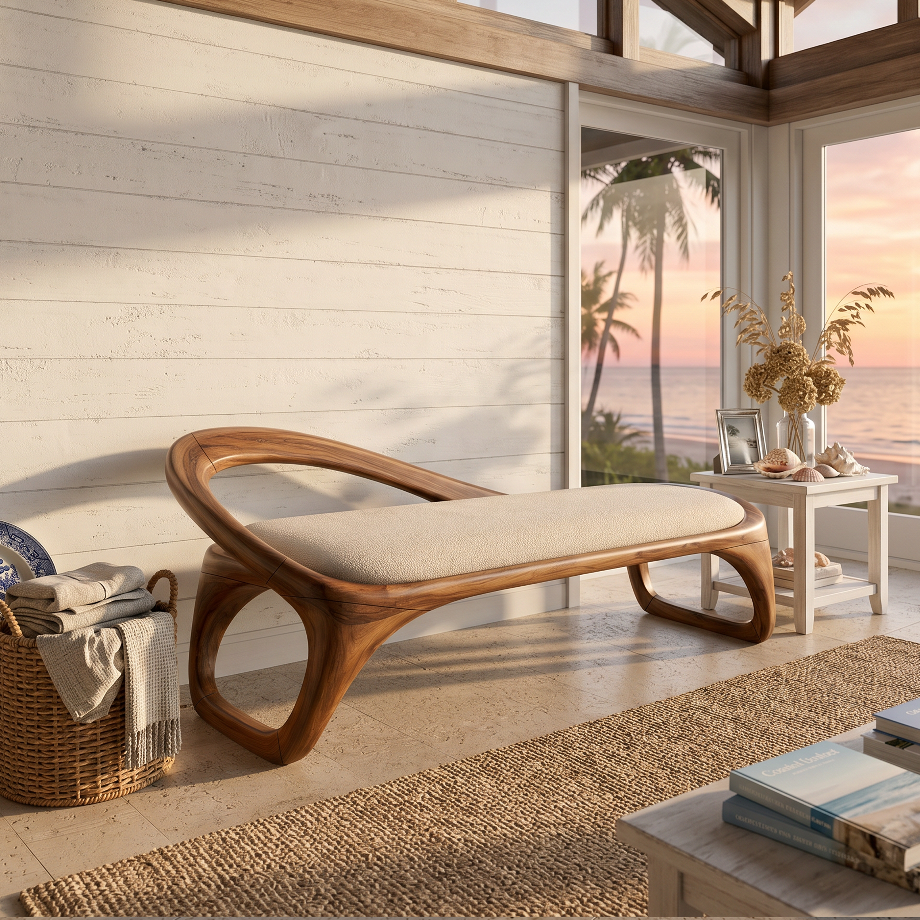 Luxury Sculptural Bench Penthouse Interior SILDTTRBEN078
