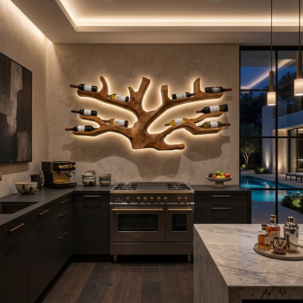 Artistic Wine Holder Wall Rack For Home Bar RTTHTTWH011