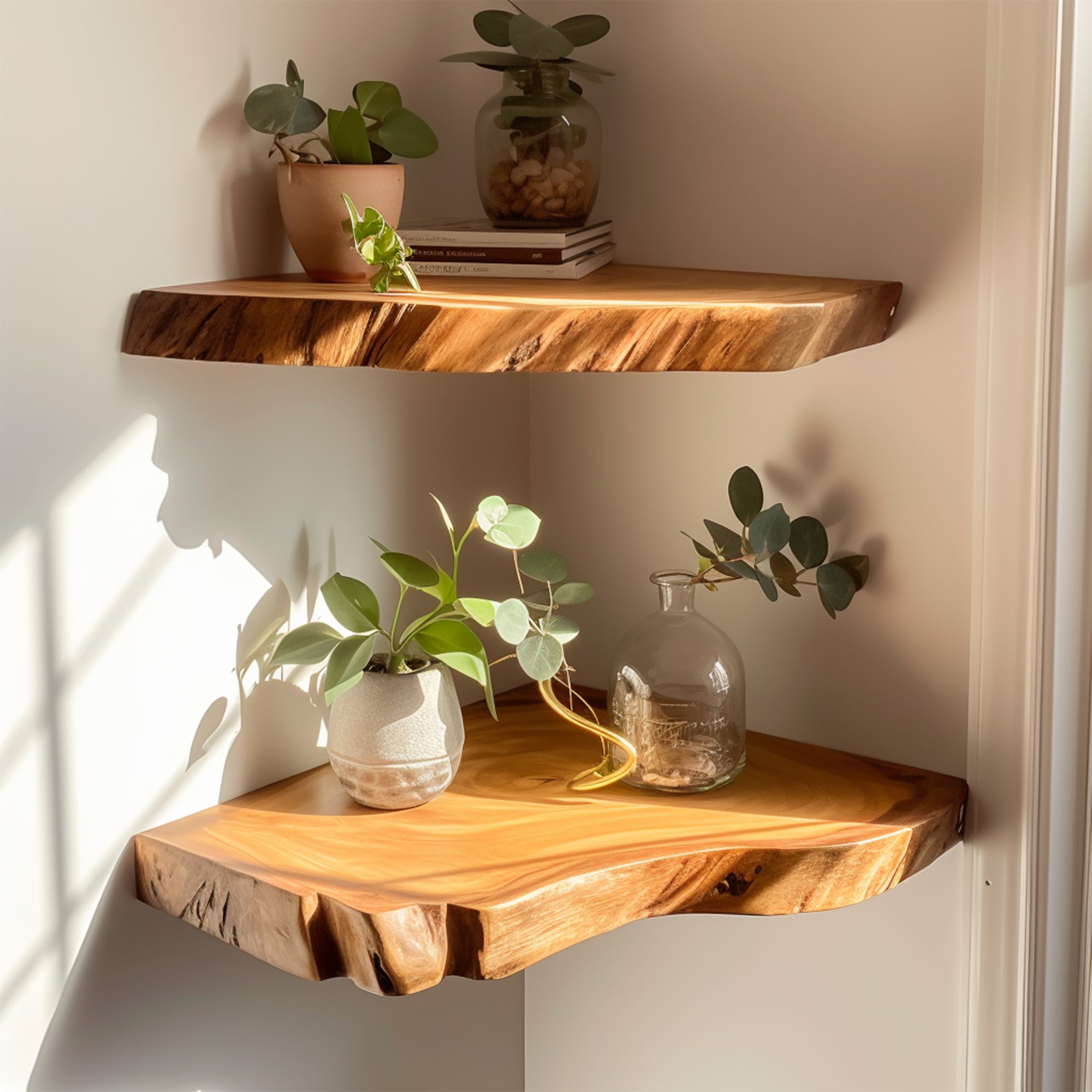 Floating Corner Shelves Wall Corner Shelves Decor SILDTCN021