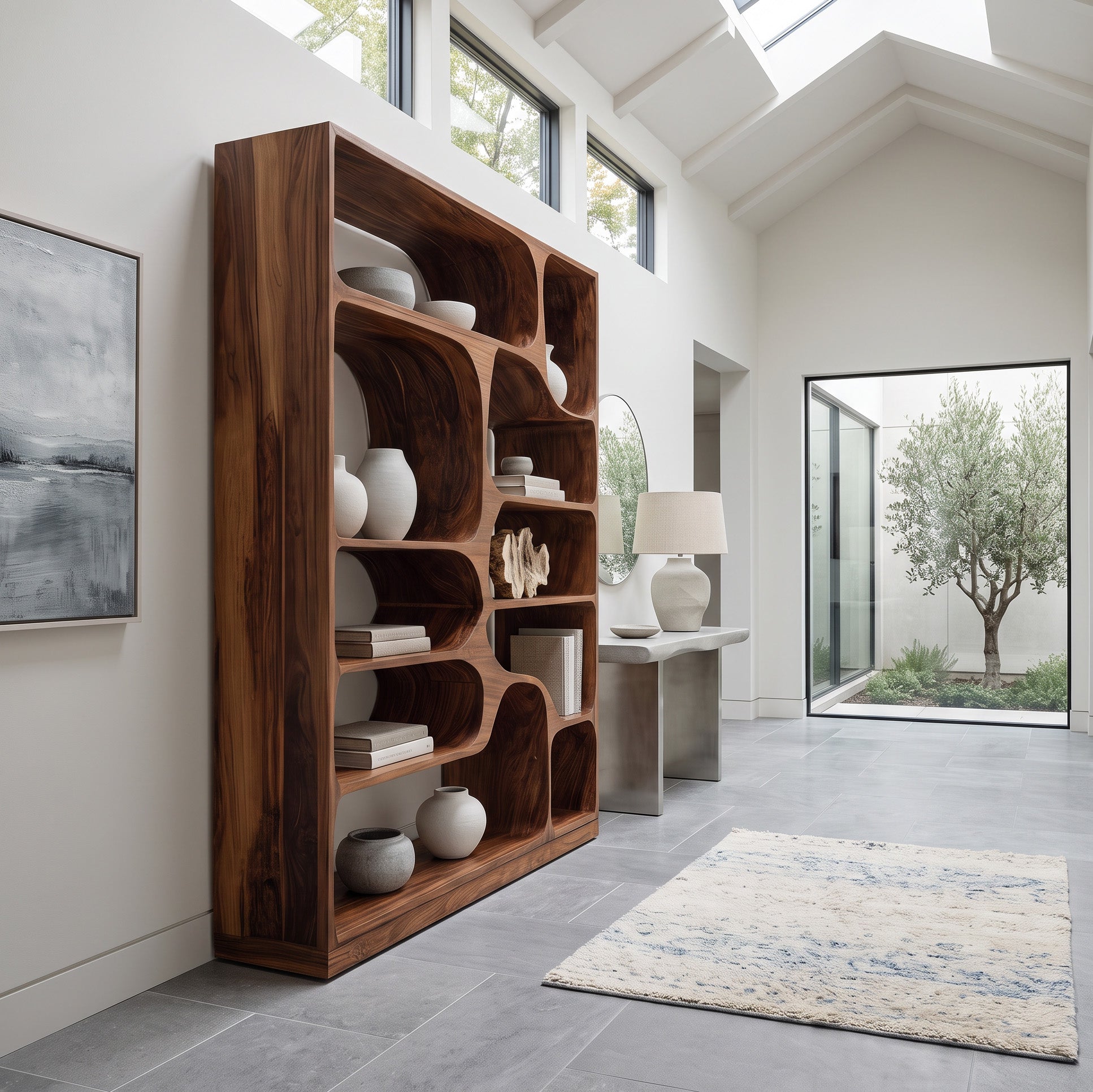 Artistic Bookcase For Living Room Or Bedroom RTTHHNBS085