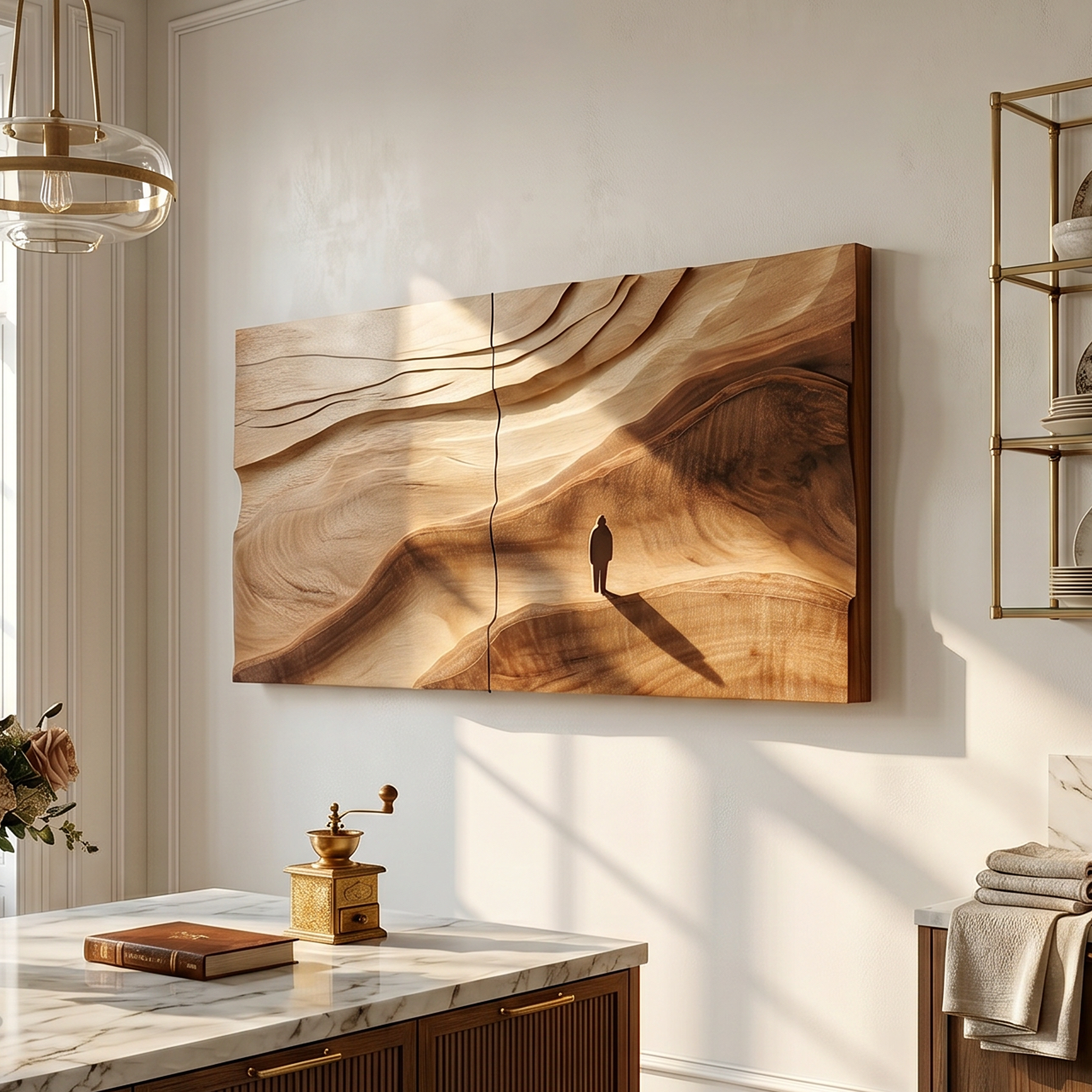 Rustic River Wood Wall Art For Luxury Organic Home Decor SILDTTRWA090
