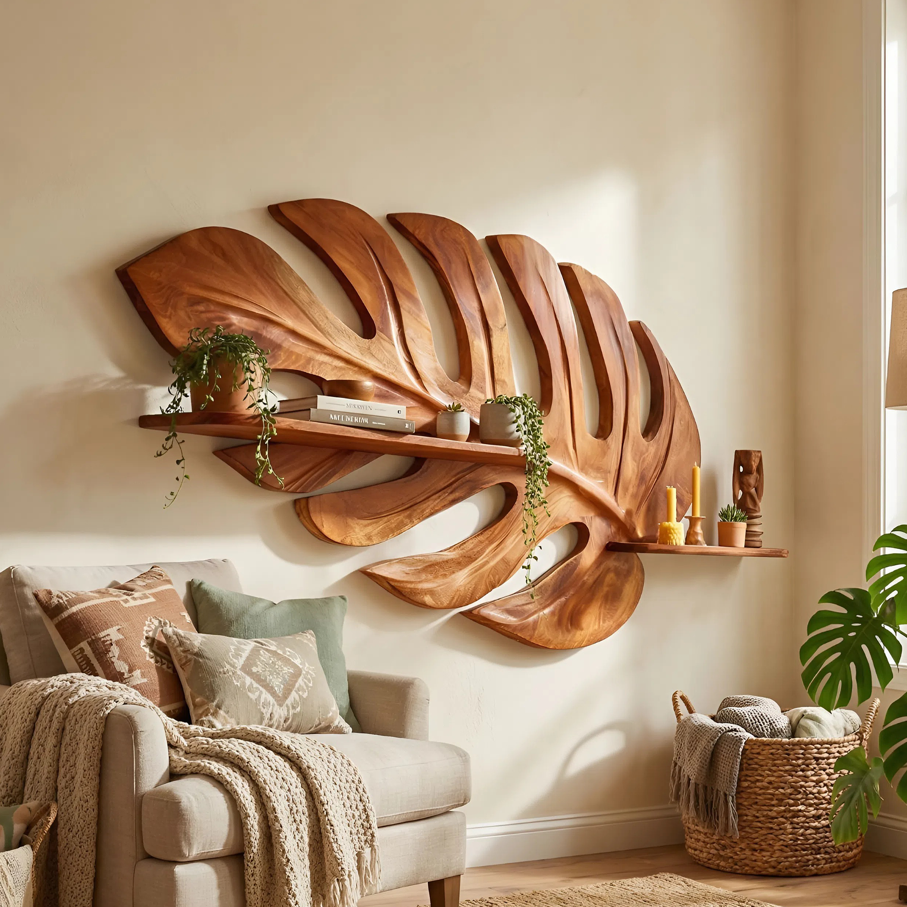 Modern Display Shelf For Home Wall Decor SILDTTNWMS054