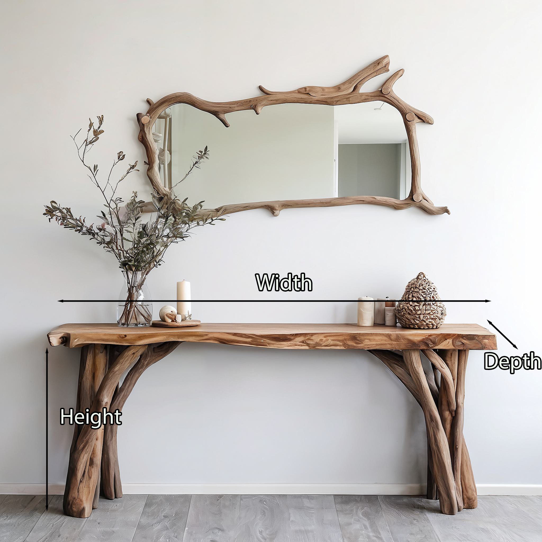 Floating Edge Side Table Handcraft SILDTCS079