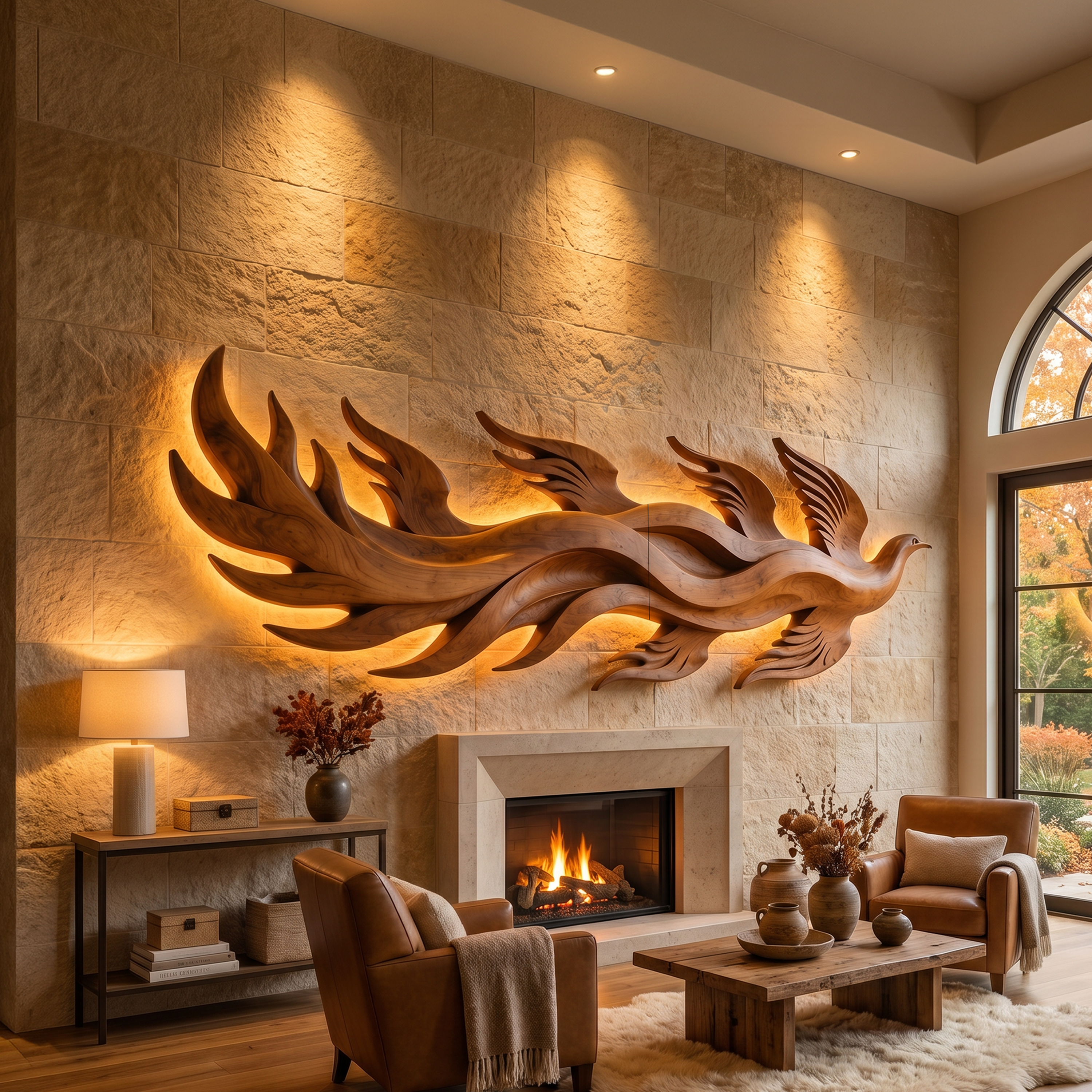 Minimalist Dimensional Wall Art For Luxury Suite Interior SILDTTNWA117