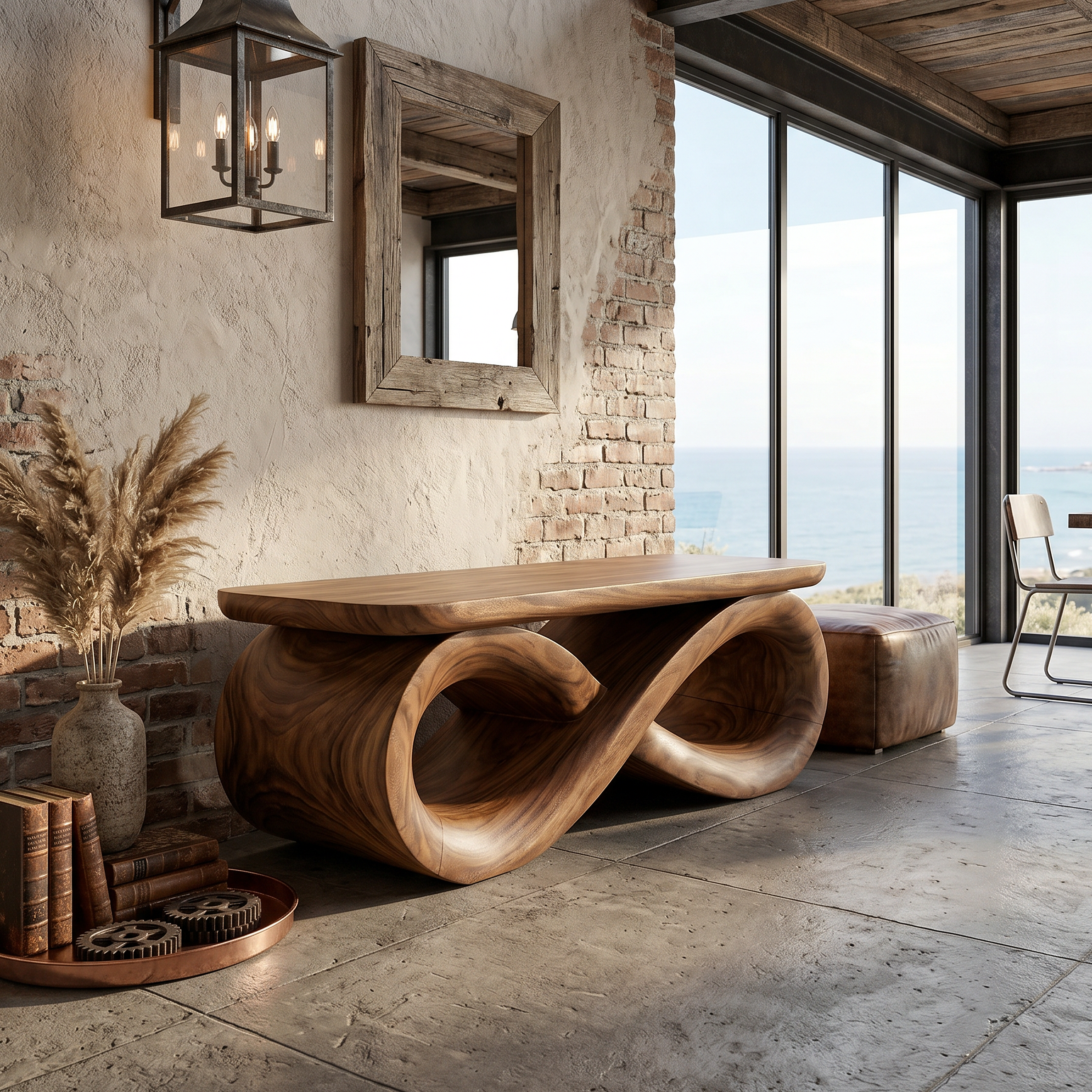 Organic Modern Dining Bench Luxury Home SILDTTRBEN060