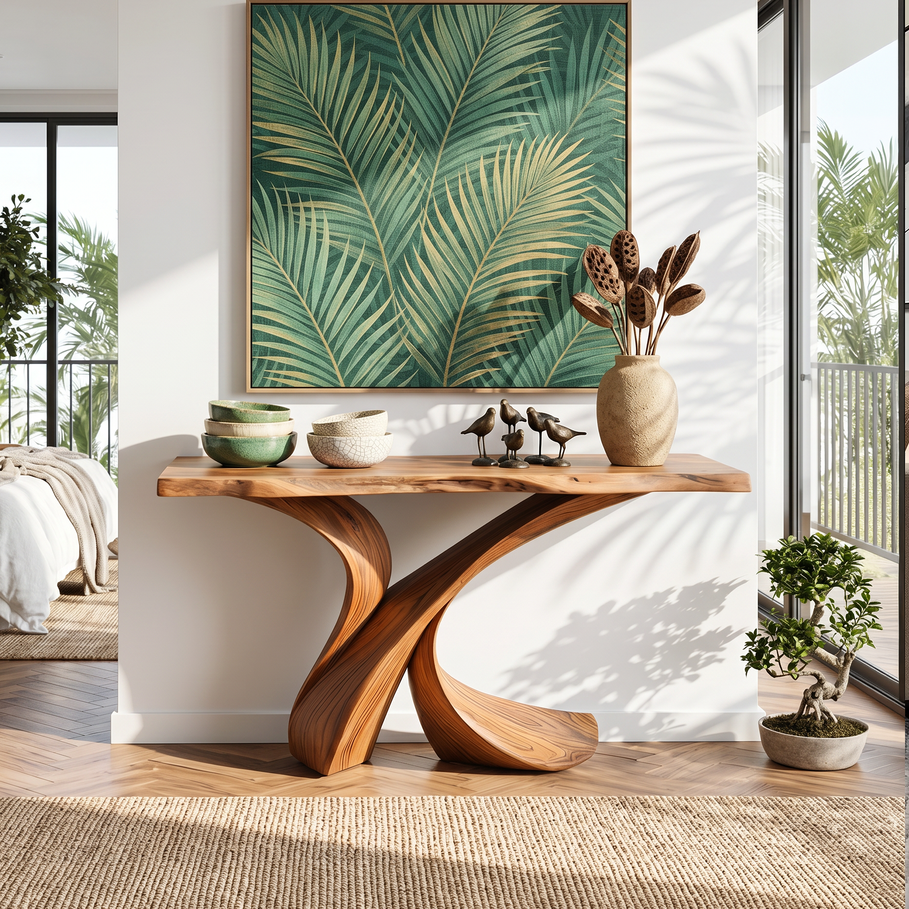 Rustic Wood Console Table Entryway Design SILDTTRCS225