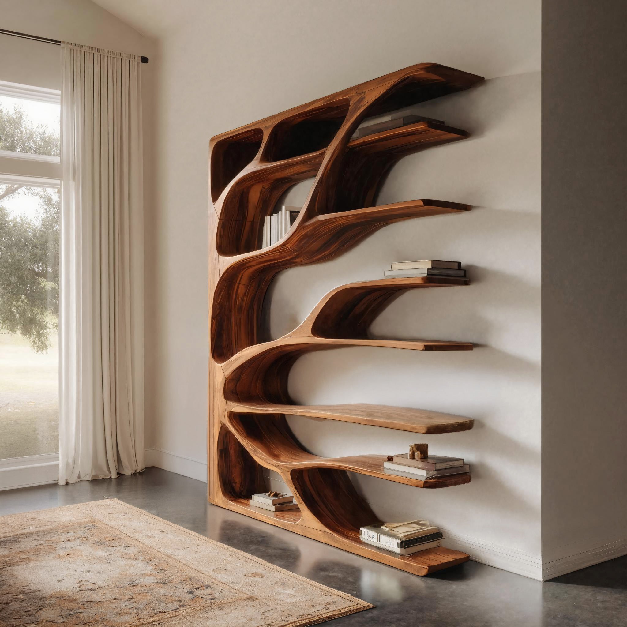 Modern Statement Bookshelf For Home Interiors Decor RTTHHNBS090