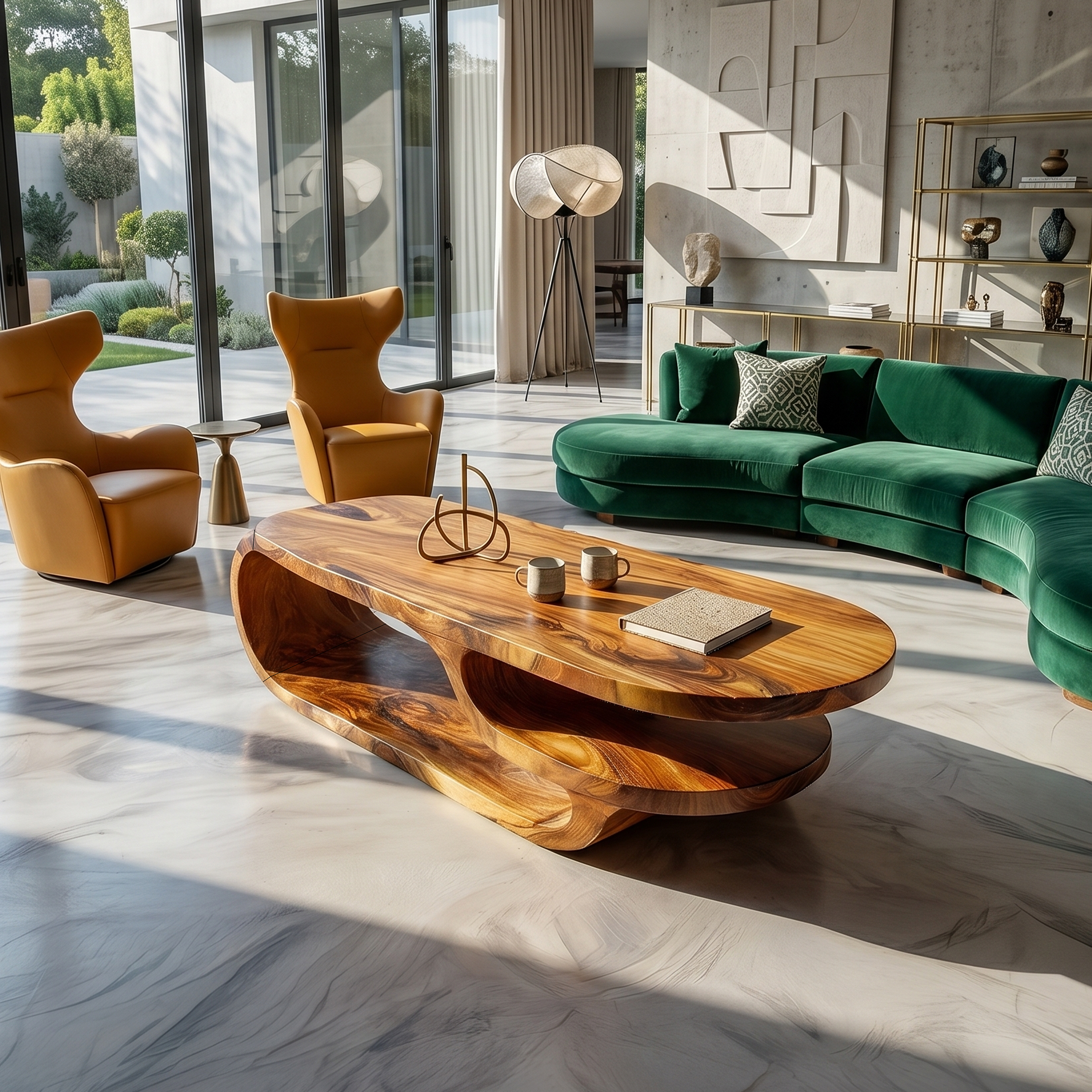 Luxury Oval Coffee Table For Lounge Room SILDTTRCF112