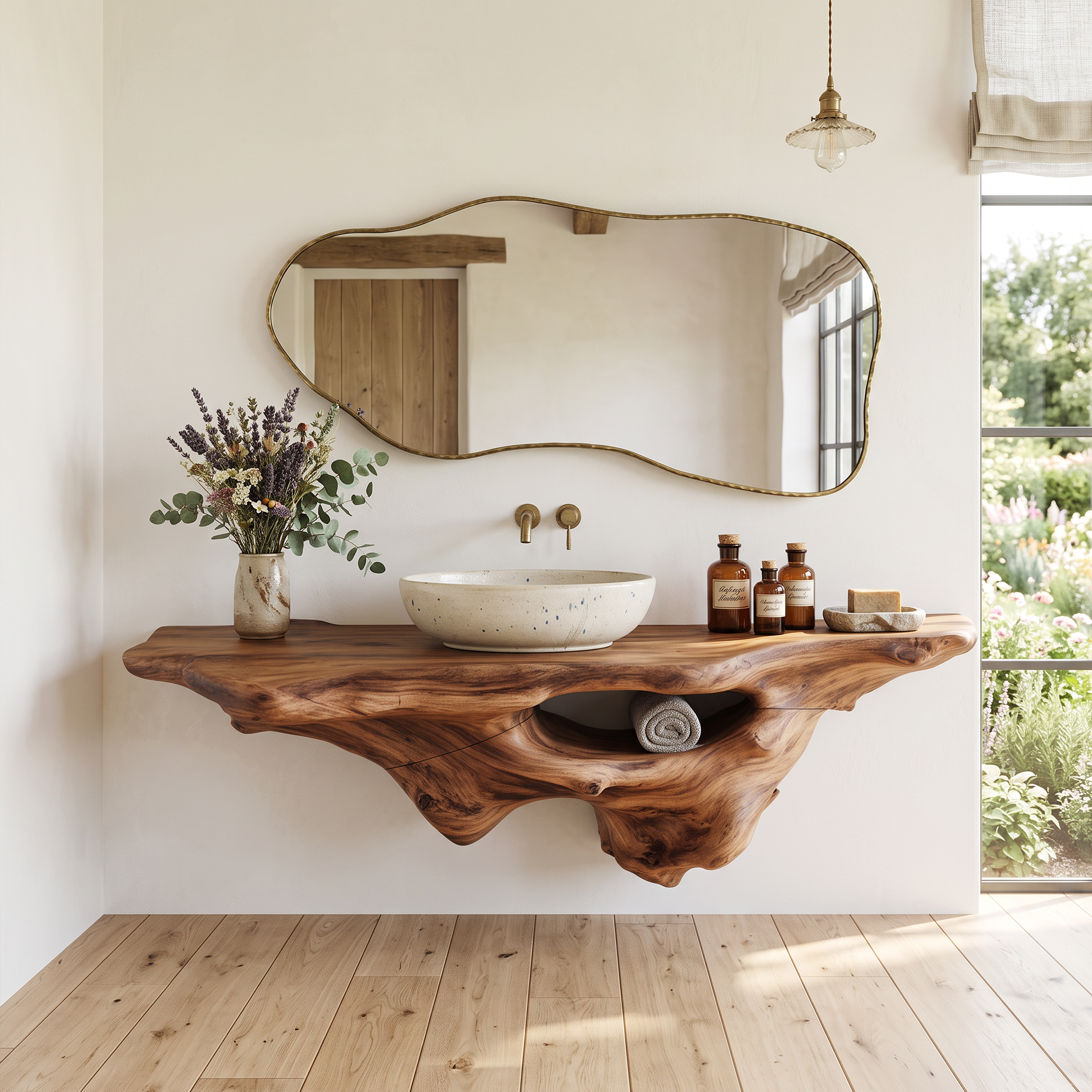 Farmhouse Bathroom Vanity For Renovation SILDTTRBAS002
