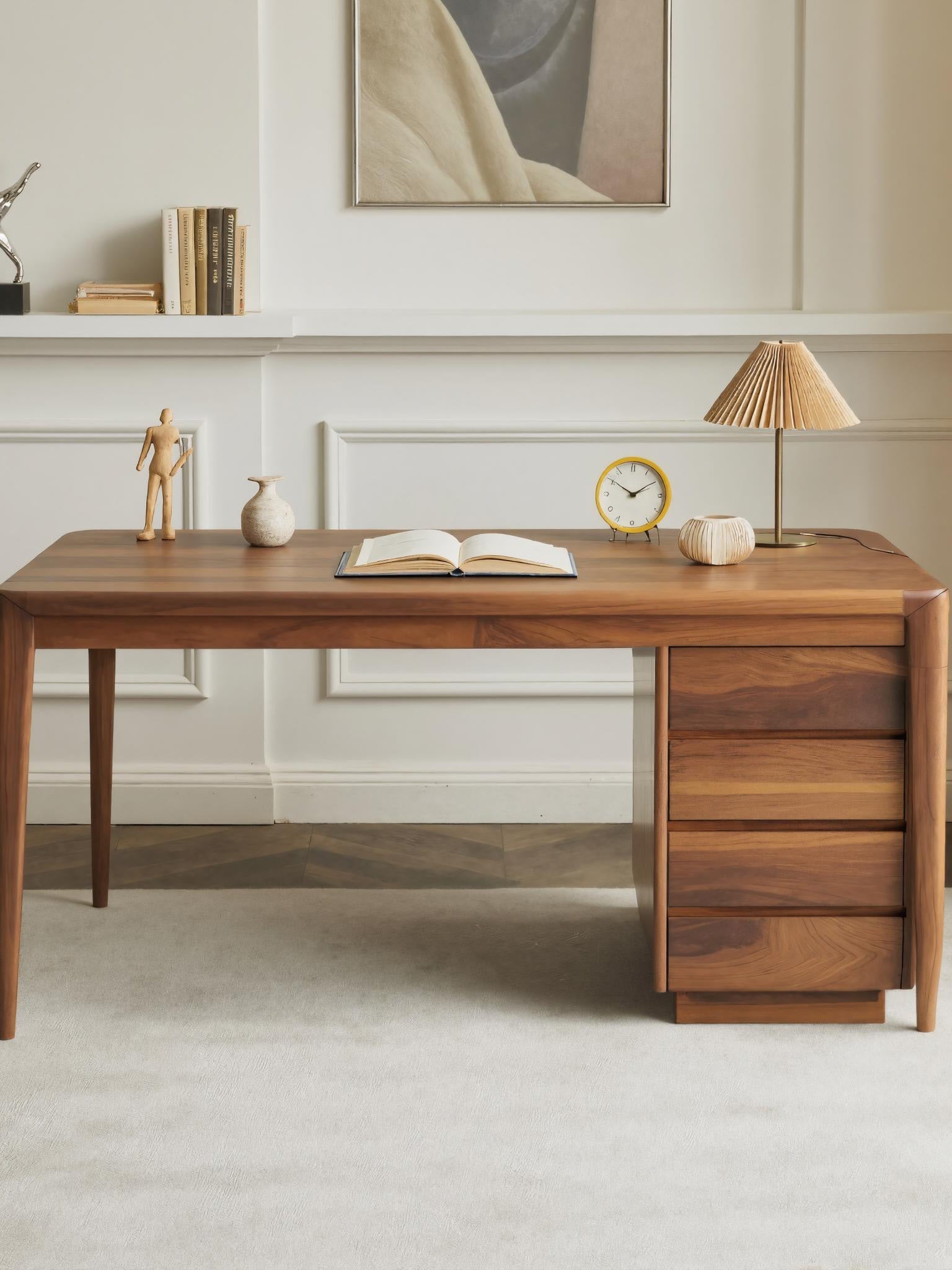 Modern Writing Desk With Drawers For Home Office SITHHNDE045