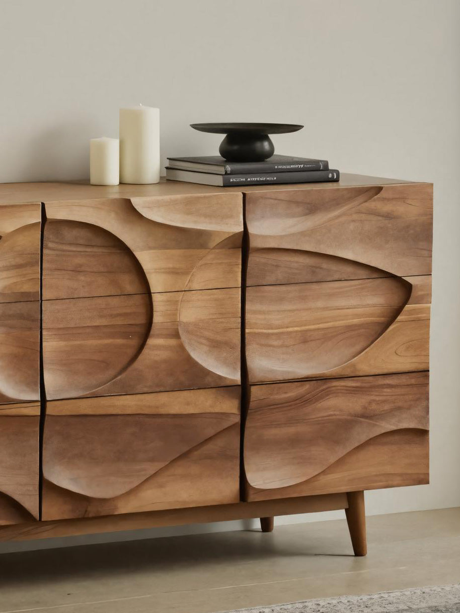 Contemporary Carved Sideboard For Living Room Or Dining Room SITHHNSIB009