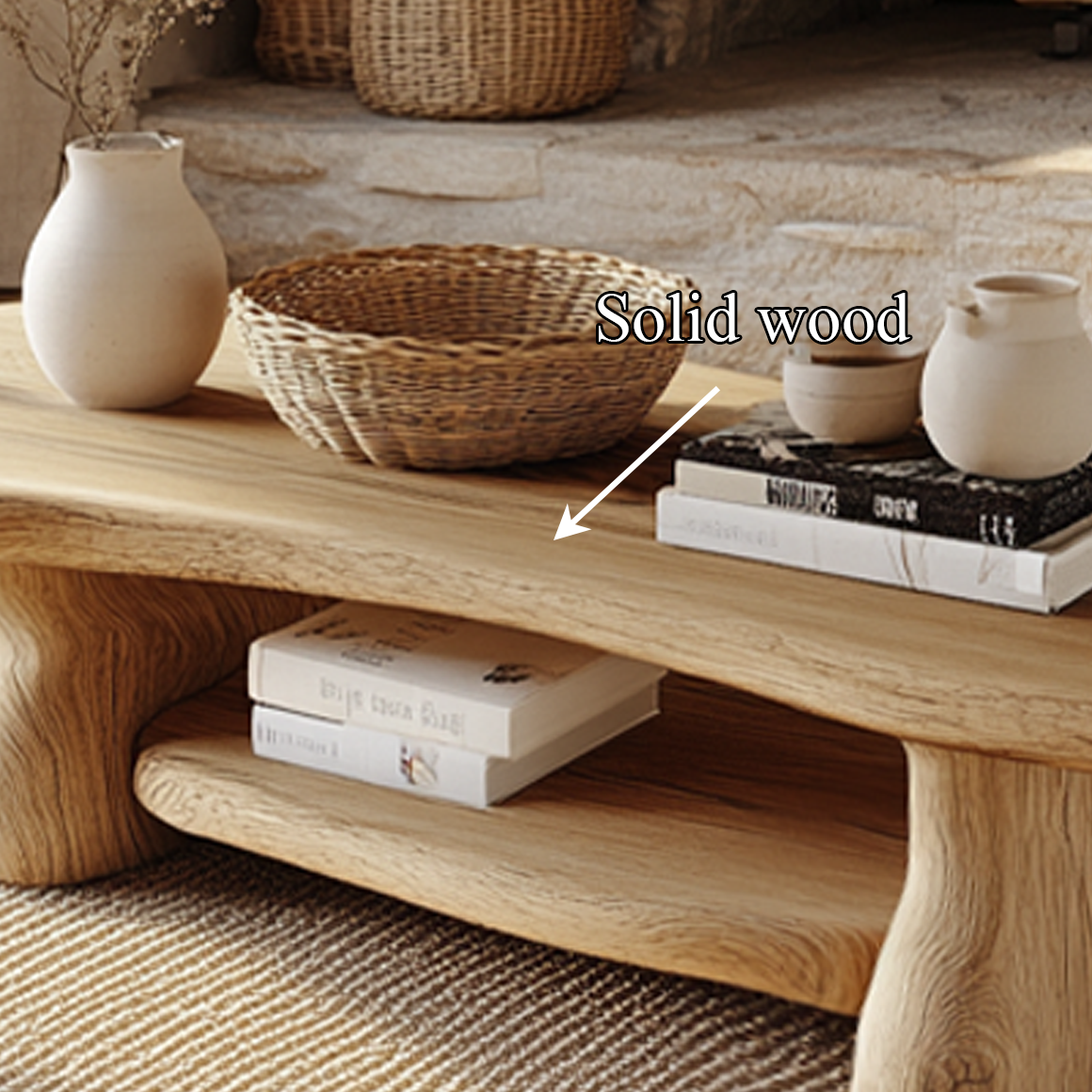 Rustic Minimal Coffee Table Living Room Or Lounge Room SINLSACF227