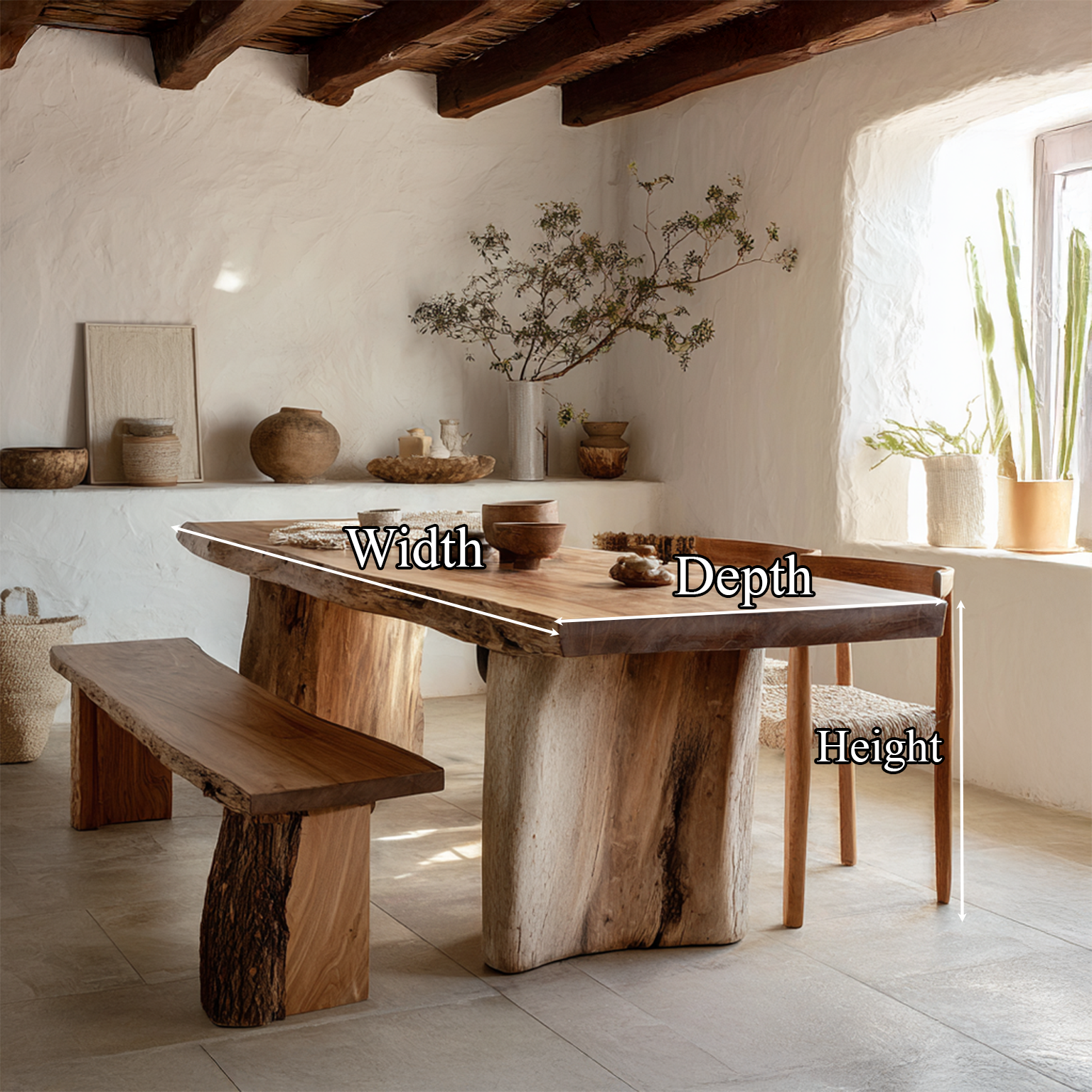Custom Dining Table Walnut Wood Farmhouse Gift SINLSADT024