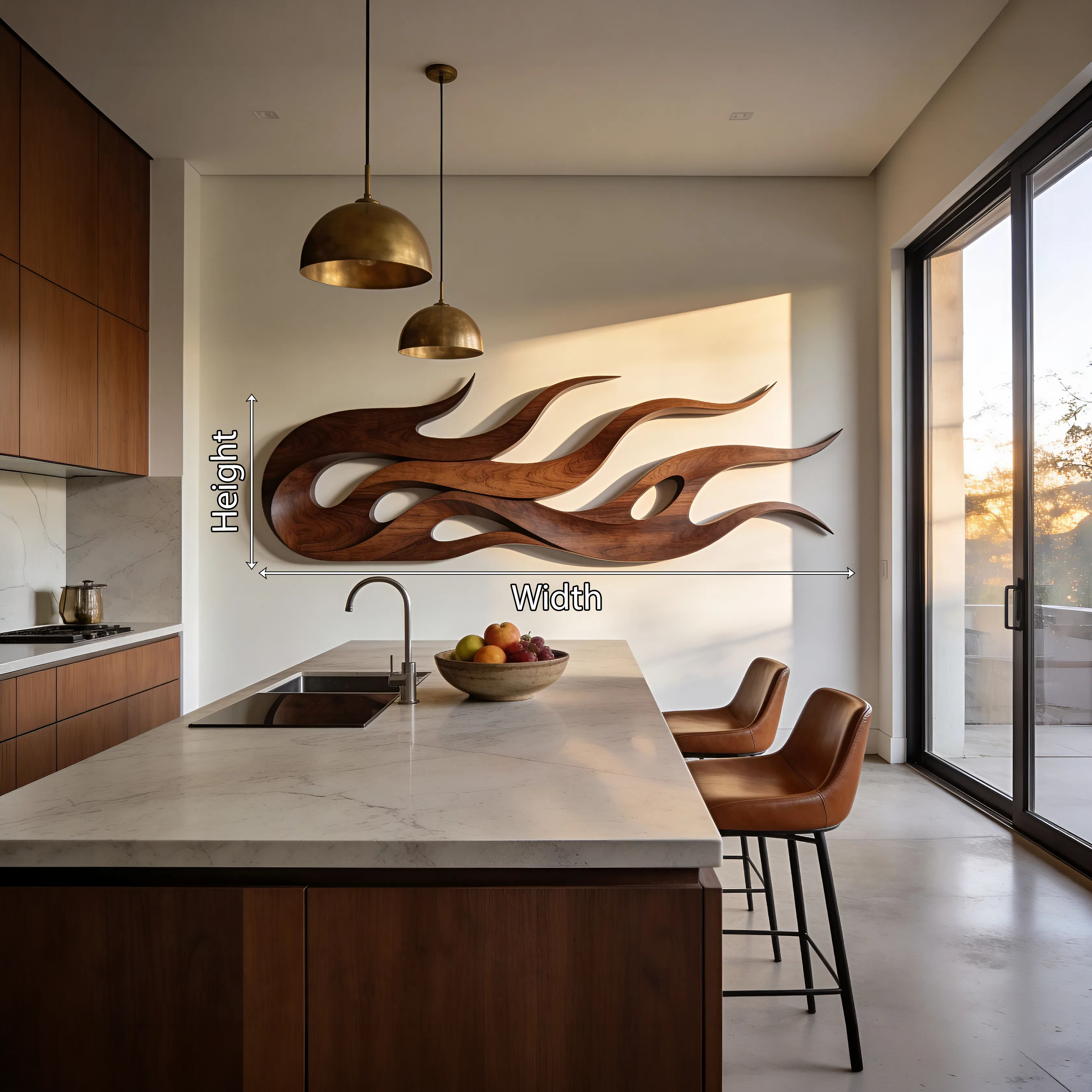 Scandinavian Decorative Wall Panel For Open Living Space SILDTTNWA108
