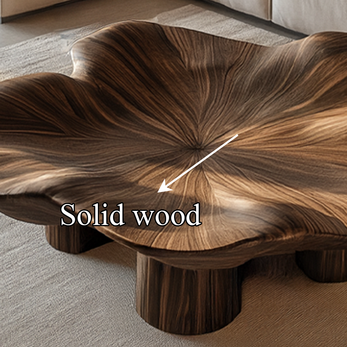 Organic Sculptural Flower Coffee Table Living Room Lounge Room SINLSACF191