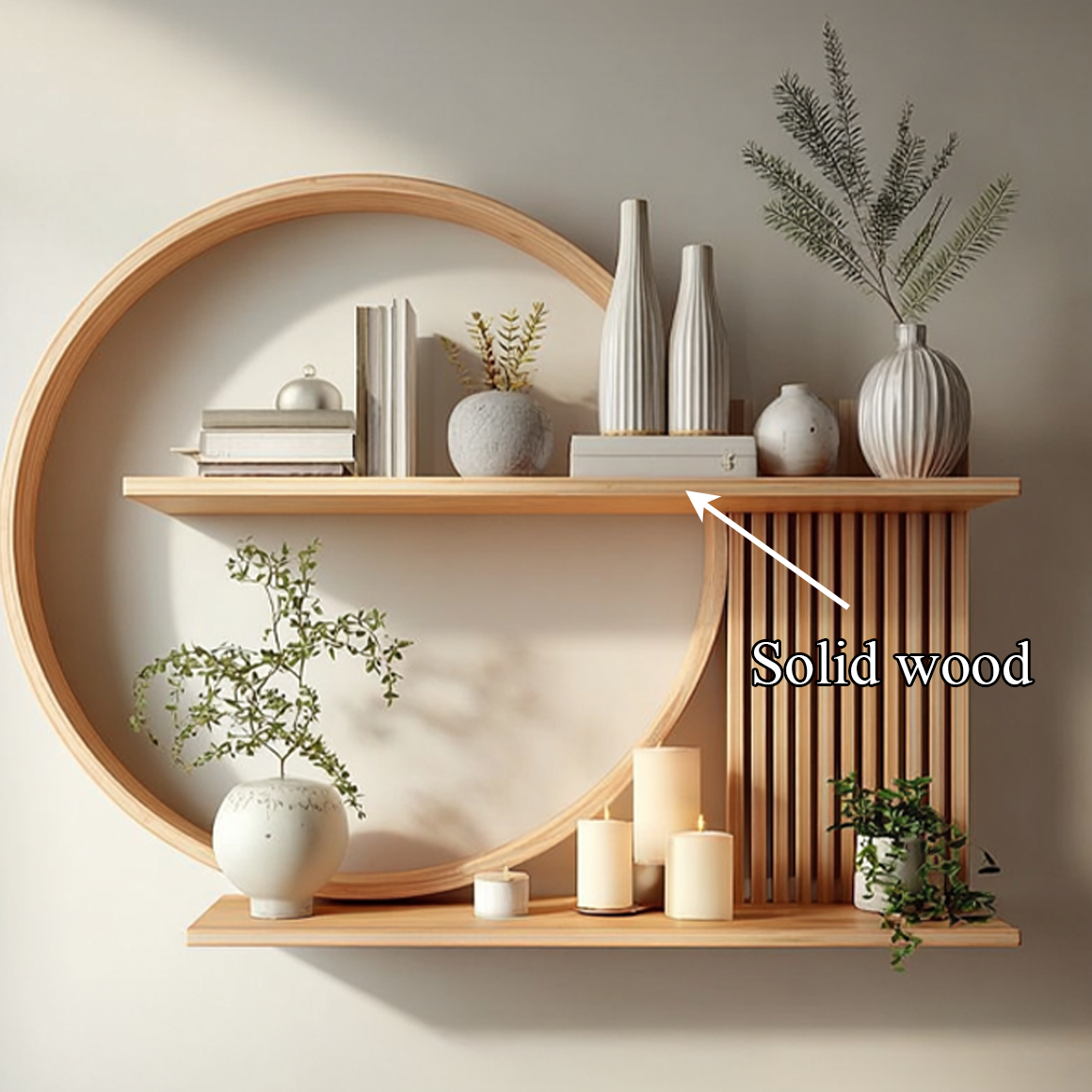 Japandi Wall Decor Shelf Living Room And Lounge SINLSAFL233